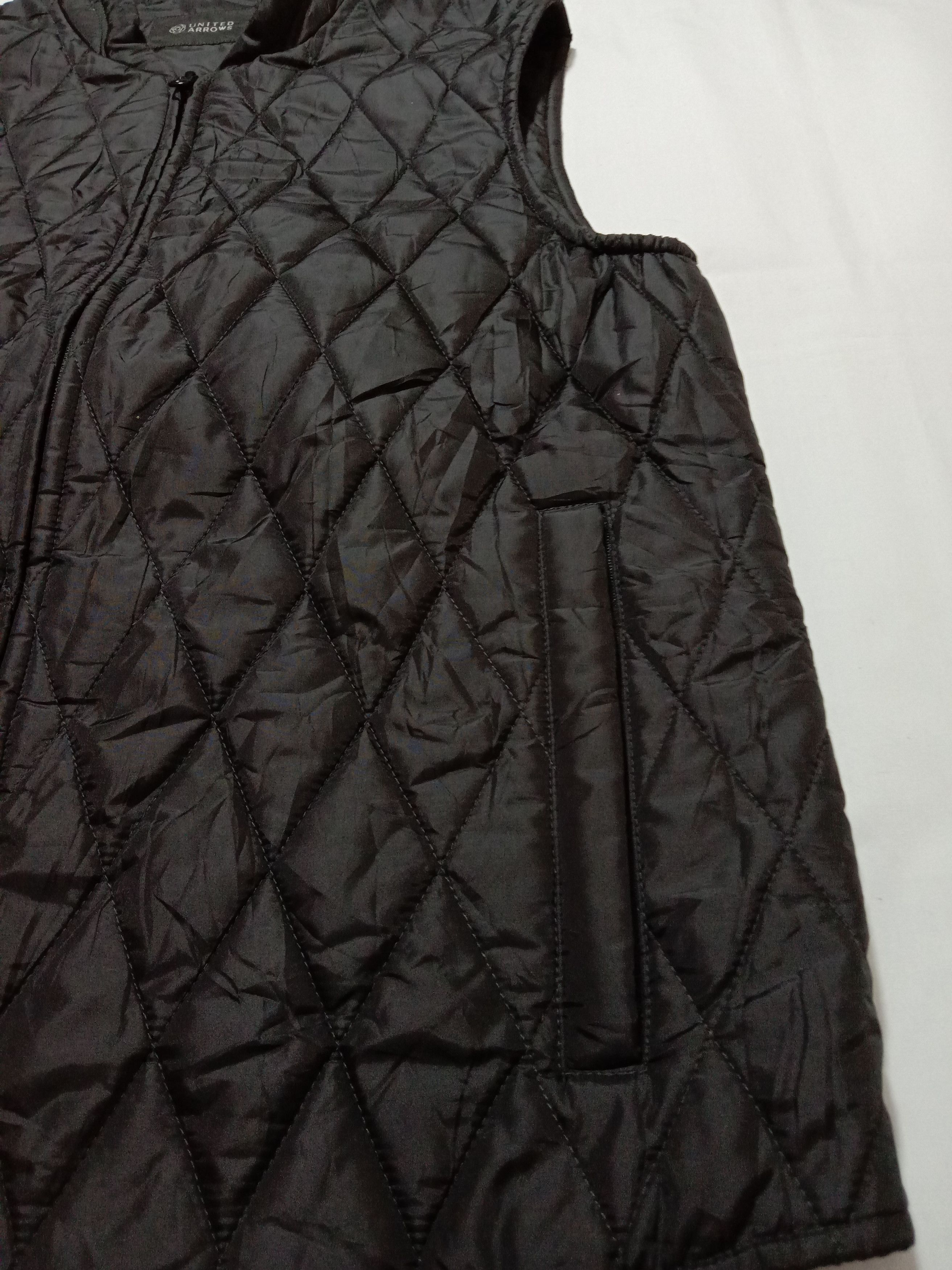 Designer United Arrows Black Sleeveless Light Jacket Size US M / EU 48-50 / 2 - 3 Thumbnail