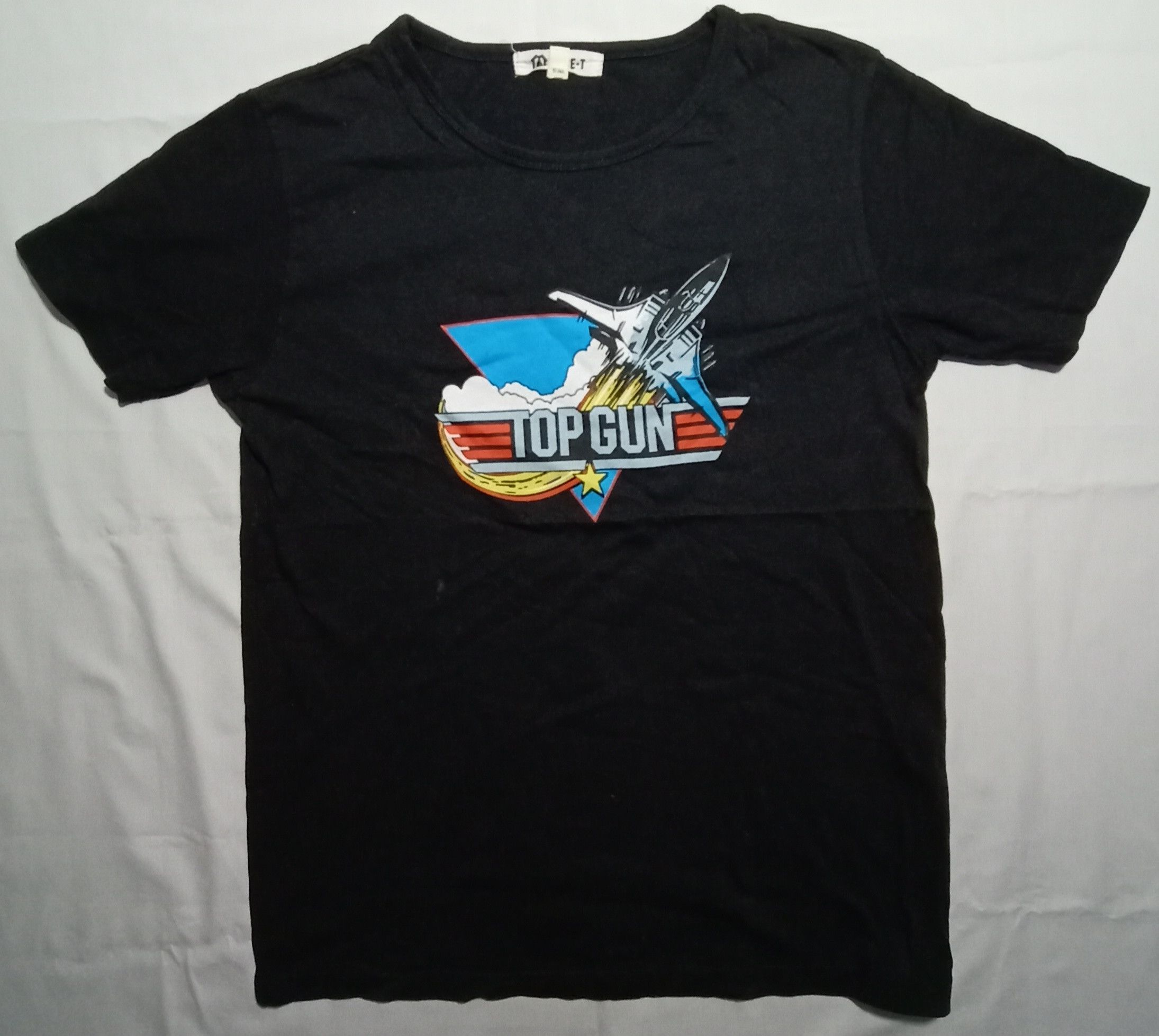Vintage Top Gun American Military Movie Black Tee Size US S / EU 44-46 / 1 - 2 Thumbnail