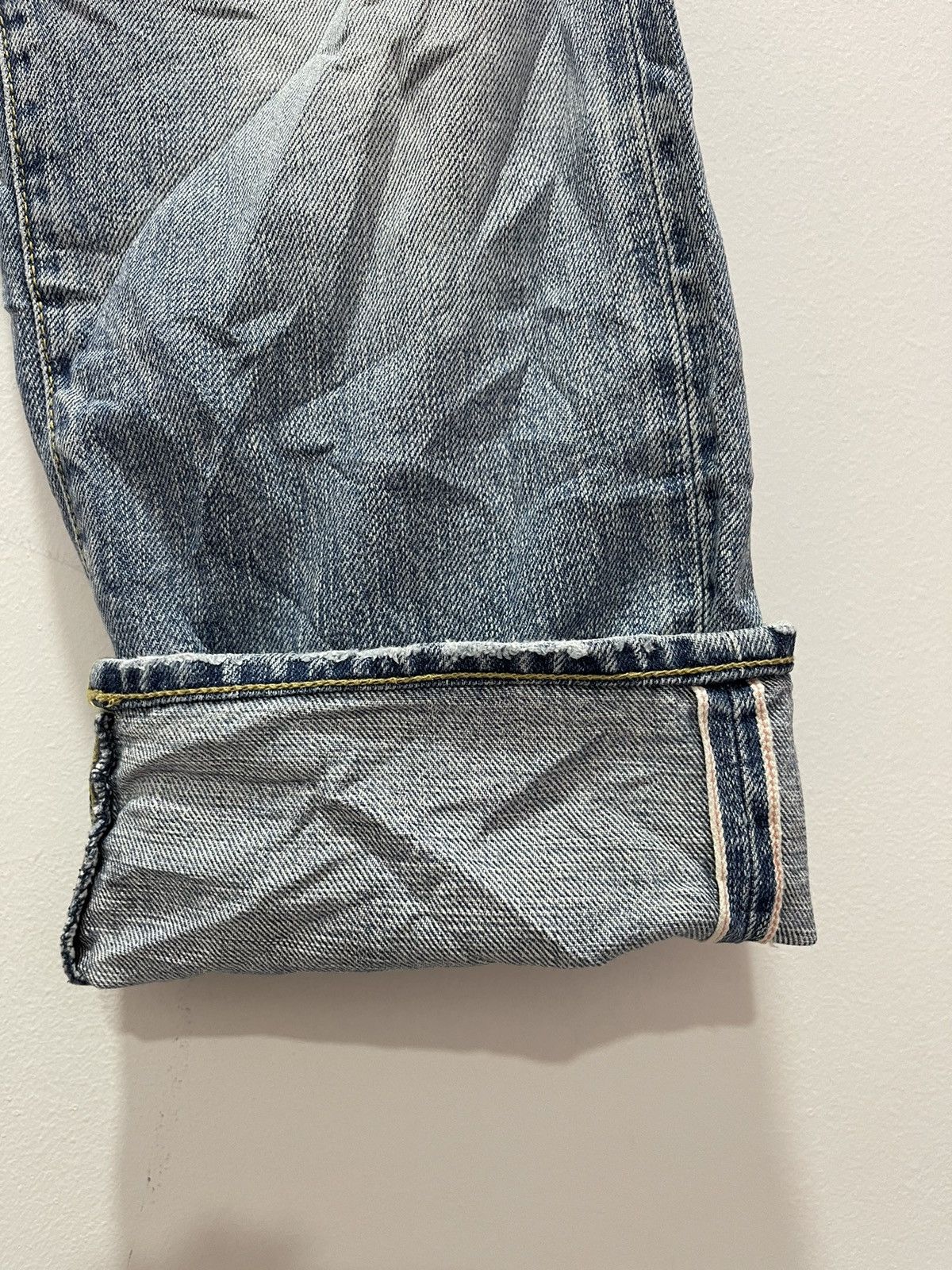 Japanese Brand × Journal Standard × Vintage VINTAGE JOURNAL STANDARD SELVEDGE BLUE WASH DISTRESSEDJEANS Size US 30 / EU 46 - 8 Thumbnail