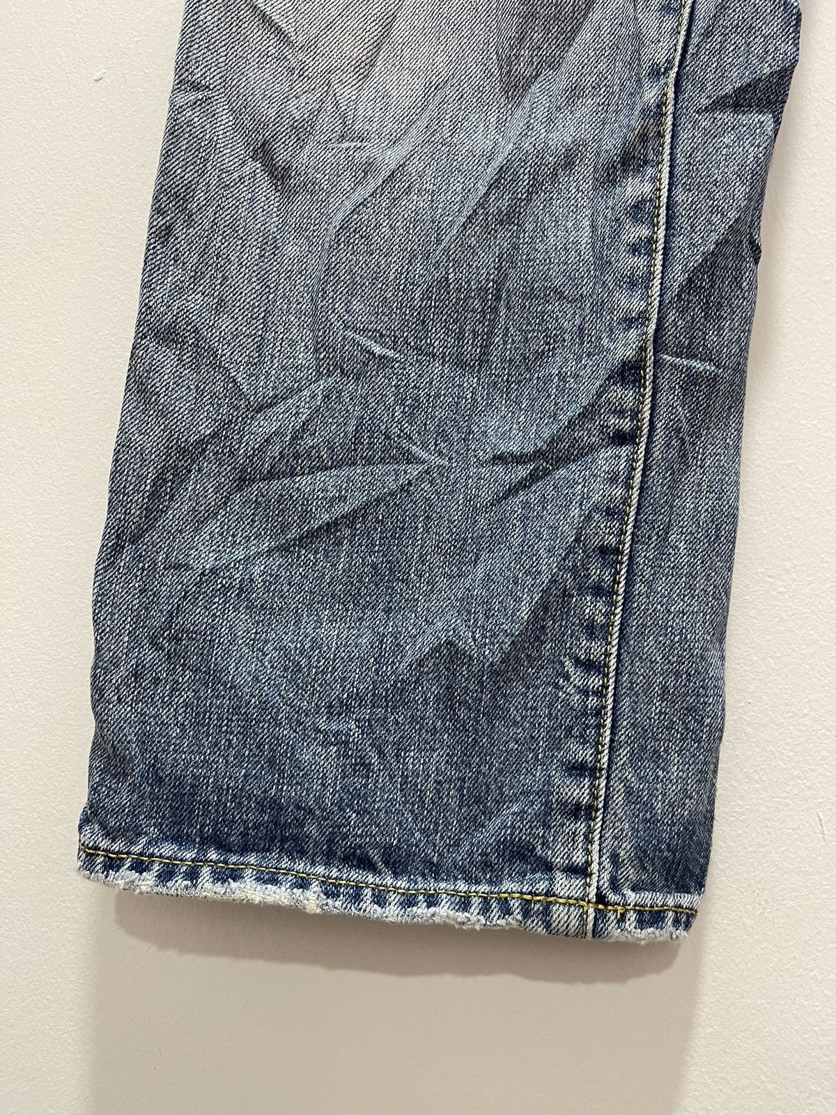 Japanese Brand × Journal Standard × Vintage VINTAGE JOURNAL STANDARD SELVEDGE BLUE WASH DISTRESSEDJEANS Size US 30 / EU 46 - 6 Thumbnail