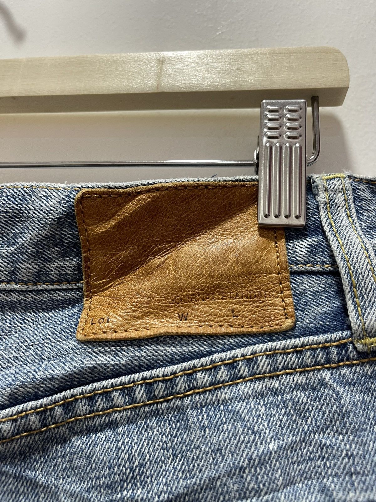 Japanese Brand × Journal Standard × Vintage VINTAGE JOURNAL STANDARD SELVEDGE BLUE WASH DISTRESSEDJEANS Size US 30 / EU 46 - 16 Thumbnail