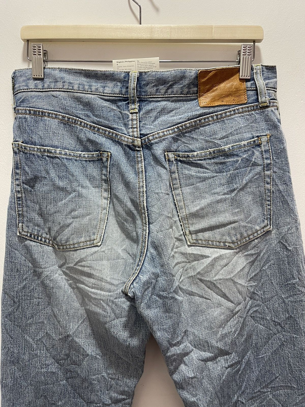 Japanese Brand × Journal Standard × Vintage VINTAGE JOURNAL STANDARD SELVEDGE BLUE WASH DISTRESSEDJEANS Size US 30 / EU 46 - 13 Thumbnail