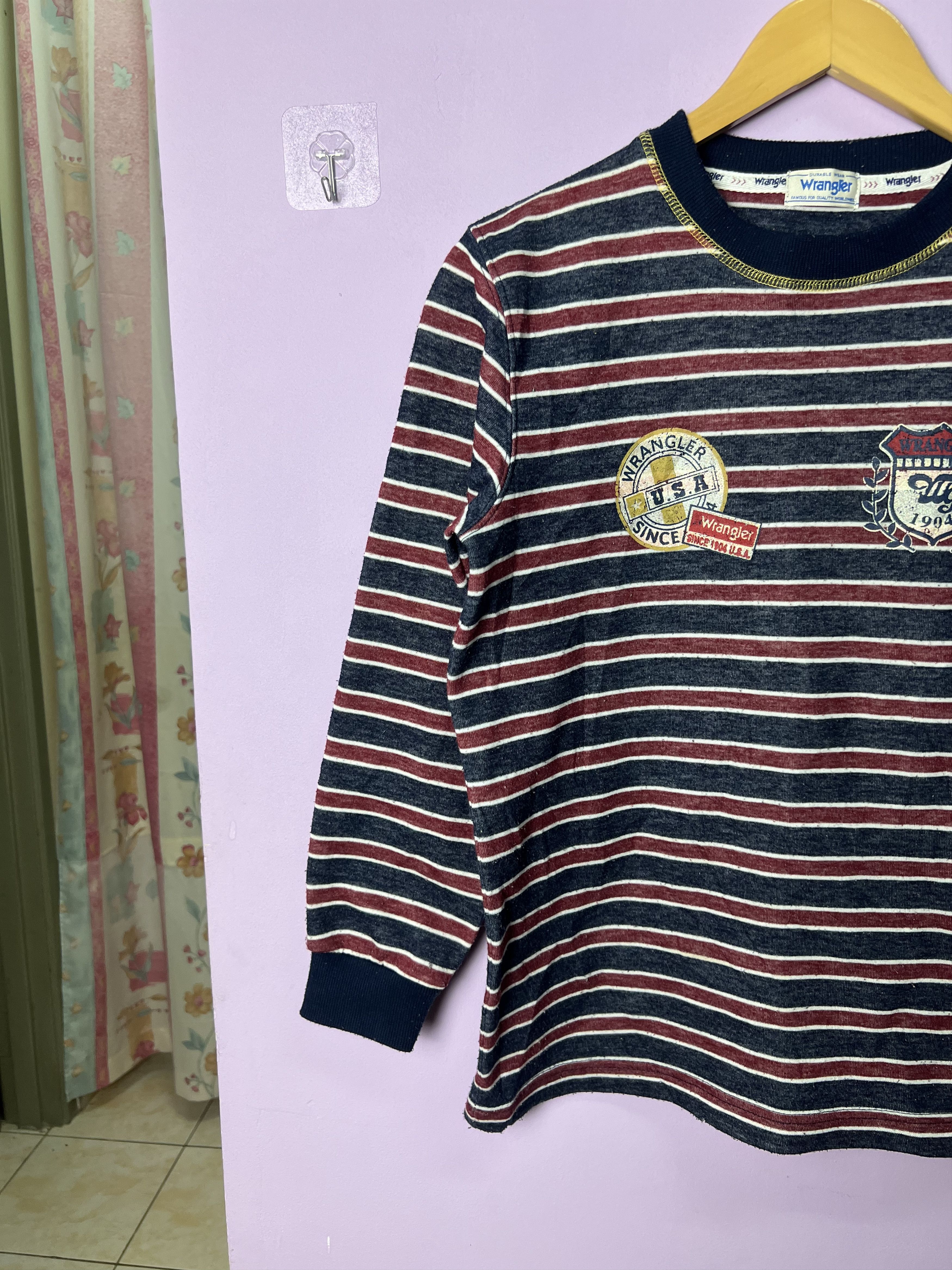 Wrangler 🔥Vintage Wrangler Stripes Night Wear Sweatshirts Size US S / EU 44-46 / 1 - 3 Thumbnail