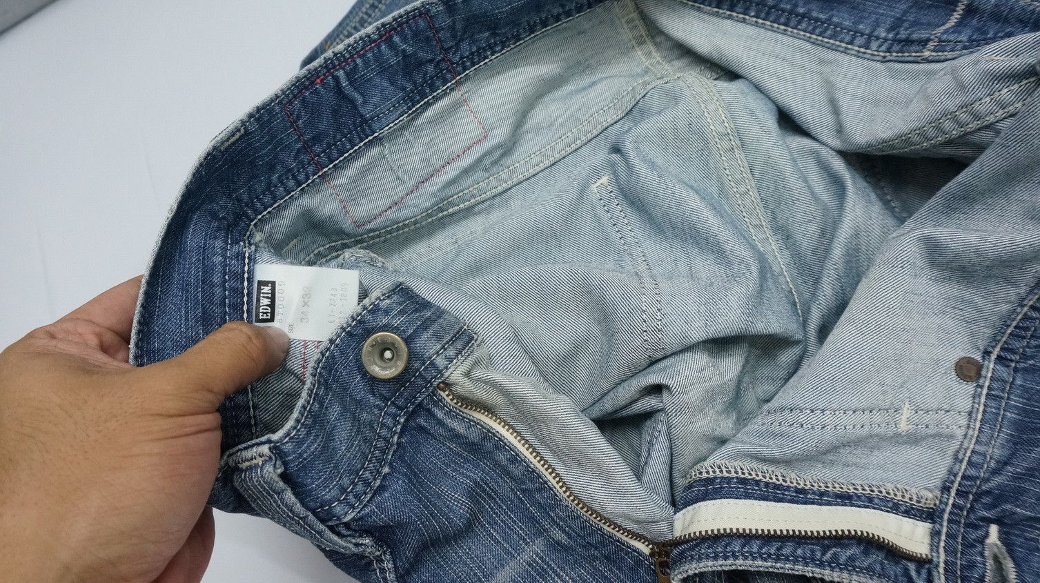 Edwin Japan EDWIN BLUE TRIP 503 Bush Jeans Size US 35 - 16 Thumbnail