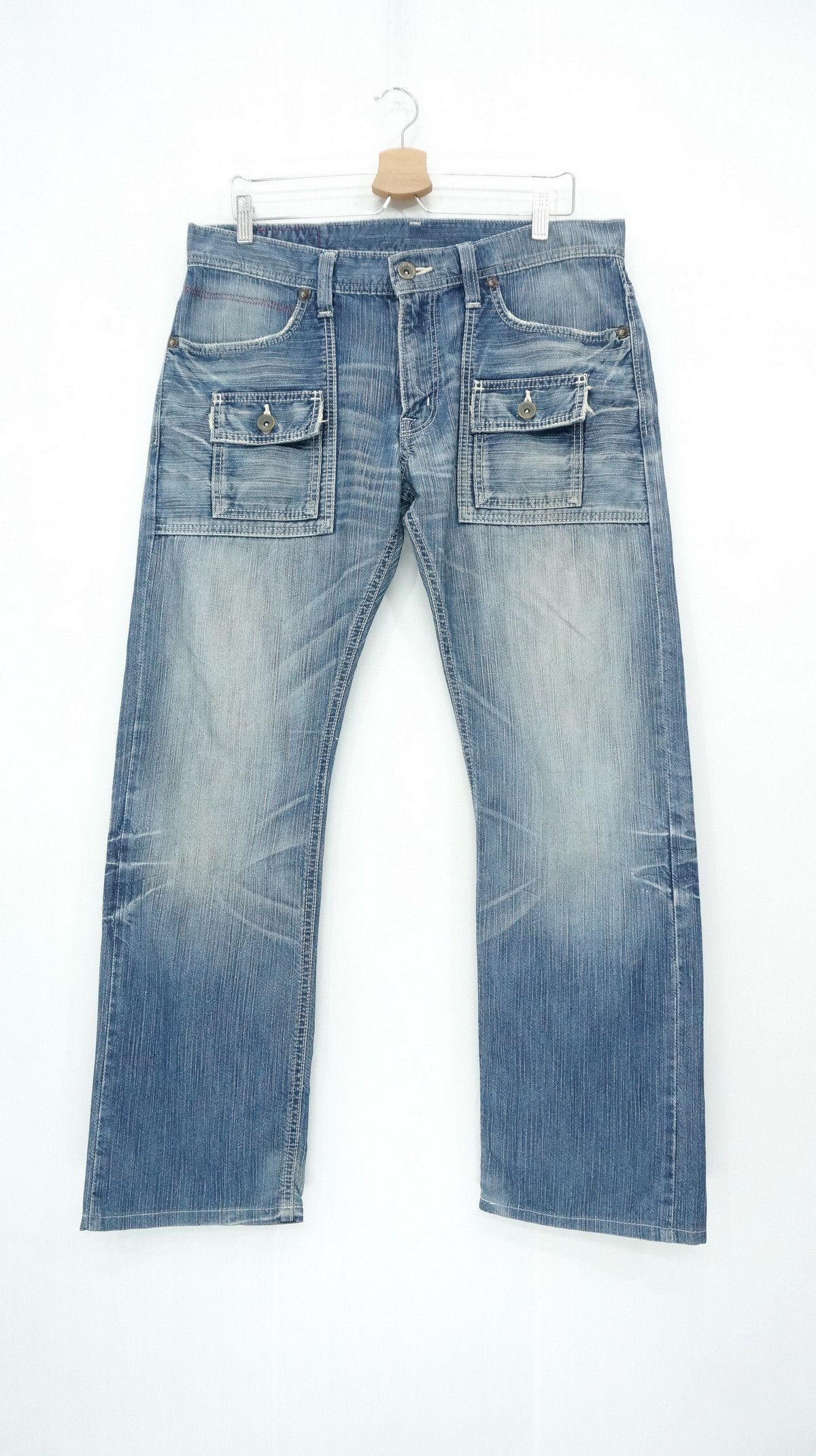 Edwin Japan EDWIN BLUE TRIP 503 Bush Jeans Size US 35 - 1 Thumbnail