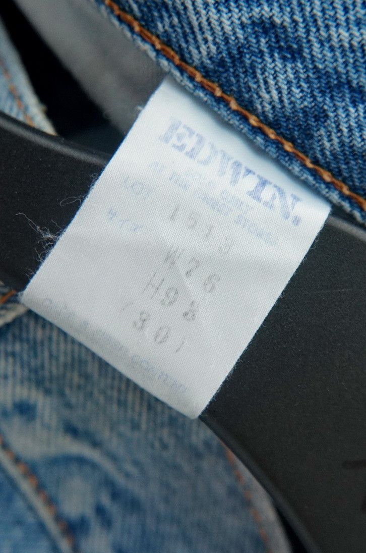 Edwin Vtg 90s EDWIN Lightwash Dope Bleached High Waisted Jeans Size US 30 / EU 46 - 10 Thumbnail