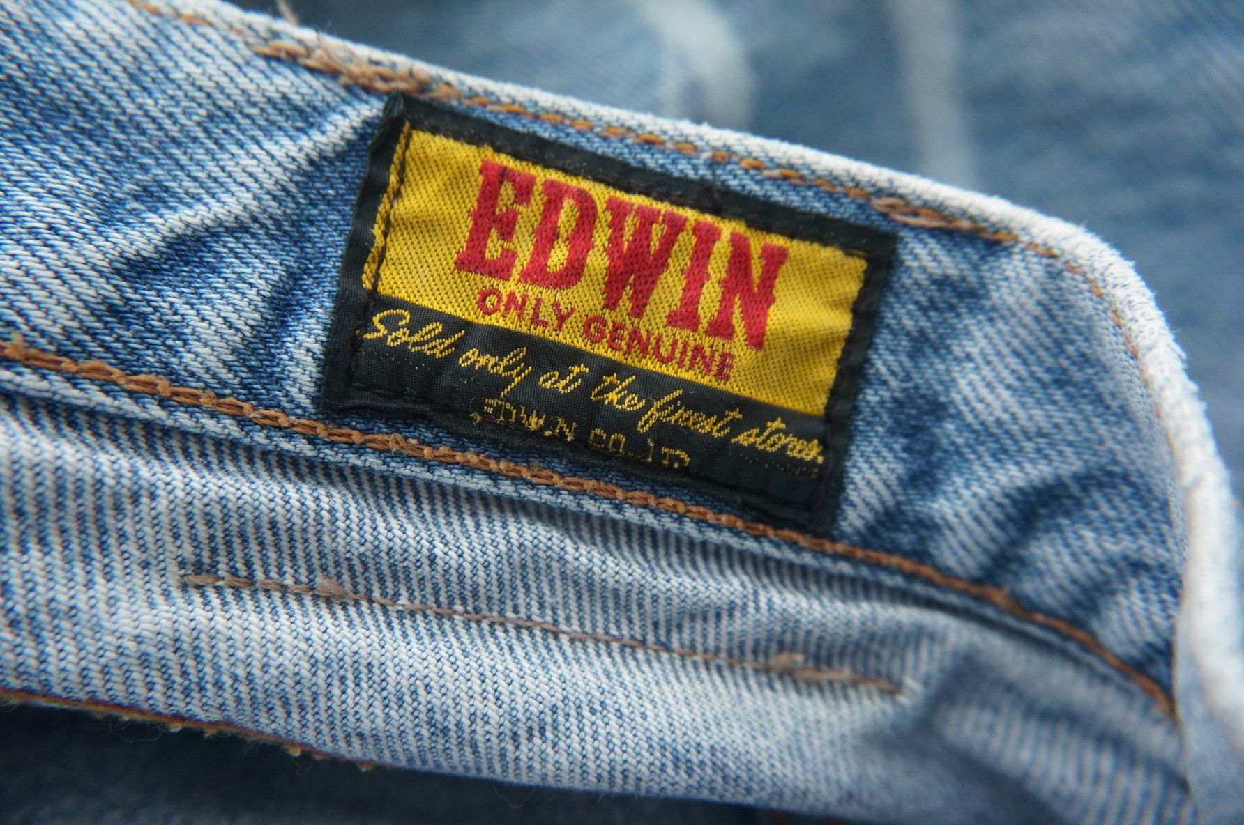 Edwin Vtg 90s EDWIN Lightwash Dope Bleached High Waisted Jeans Size US 30 / EU 46 - 18 Thumbnail