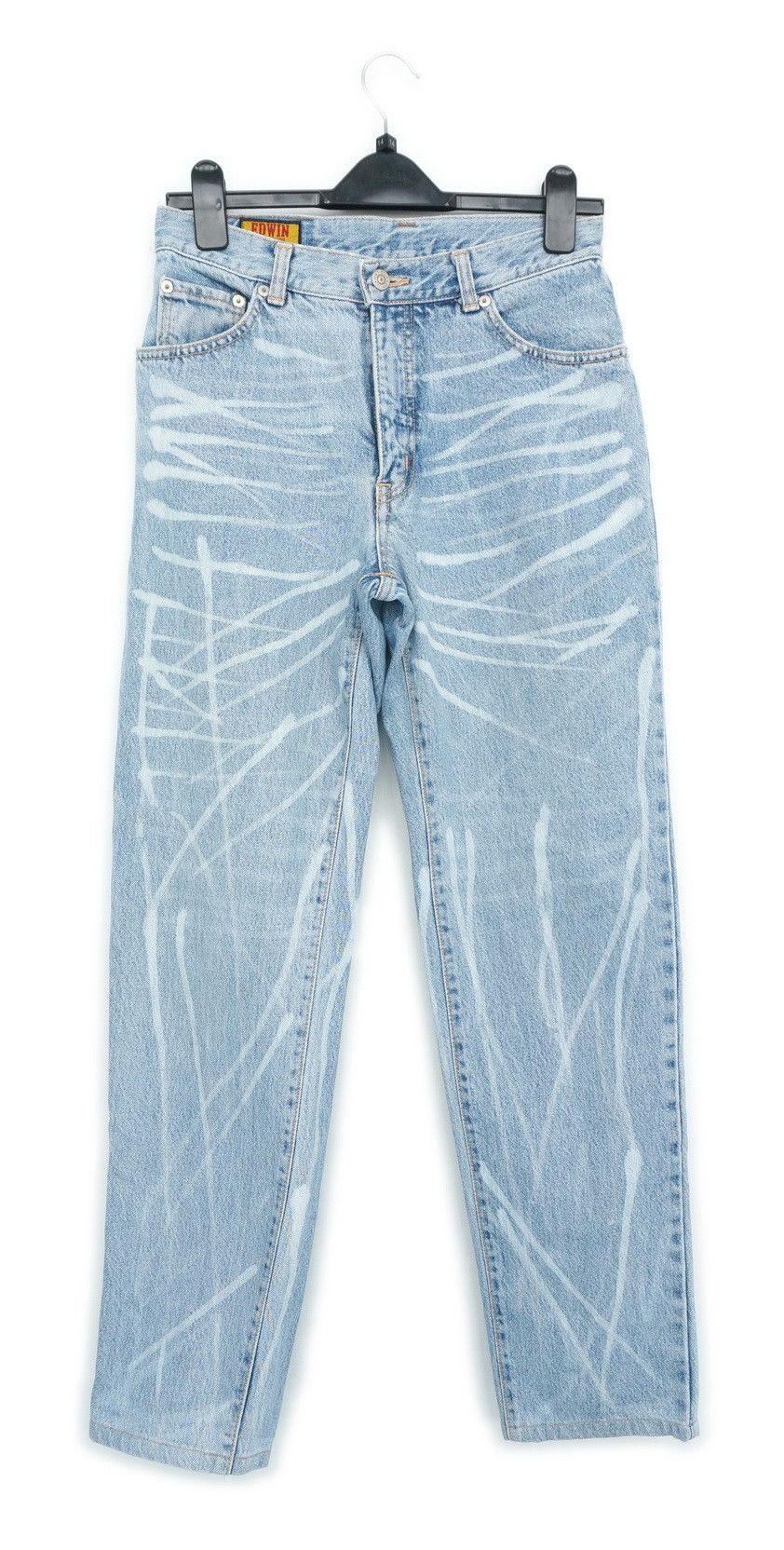 Edwin Vtg 90s EDWIN Lightwash Dope Bleached High Waisted Jeans Size US 30 / EU 46 - 1 Thumbnail