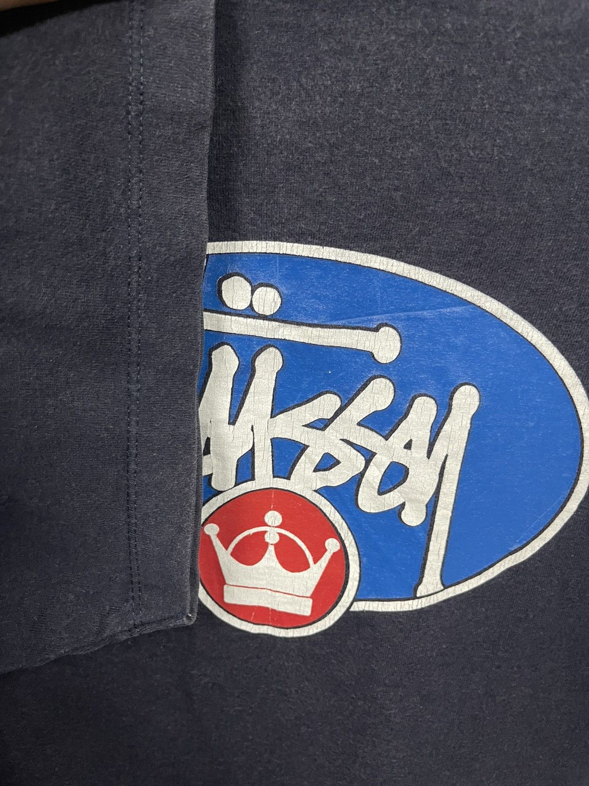 Stussy × Vintage Vintage 90s Stussy King Faded T Shirt Size US L / EU 52-54 / 3 - 7 Thumbnail