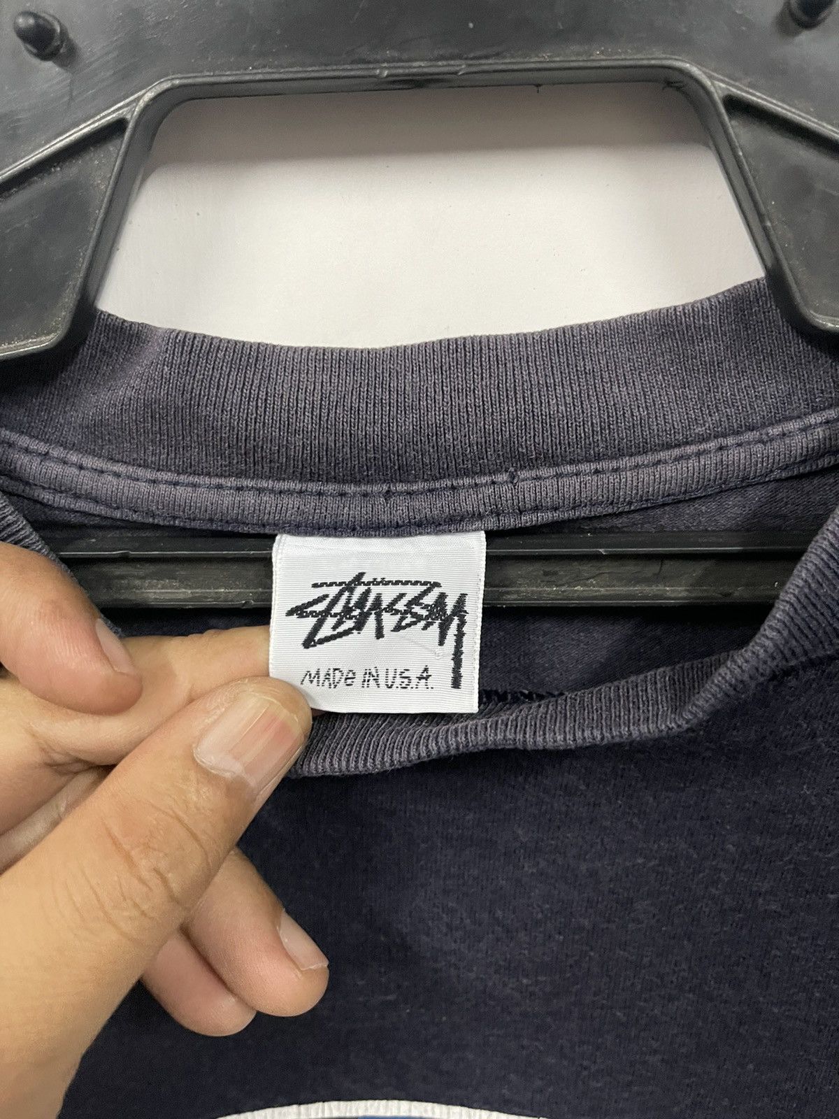 Stussy × Vintage Vintage 90s Stussy King Faded T Shirt Size US L / EU 52-54 / 3 - 8 Thumbnail