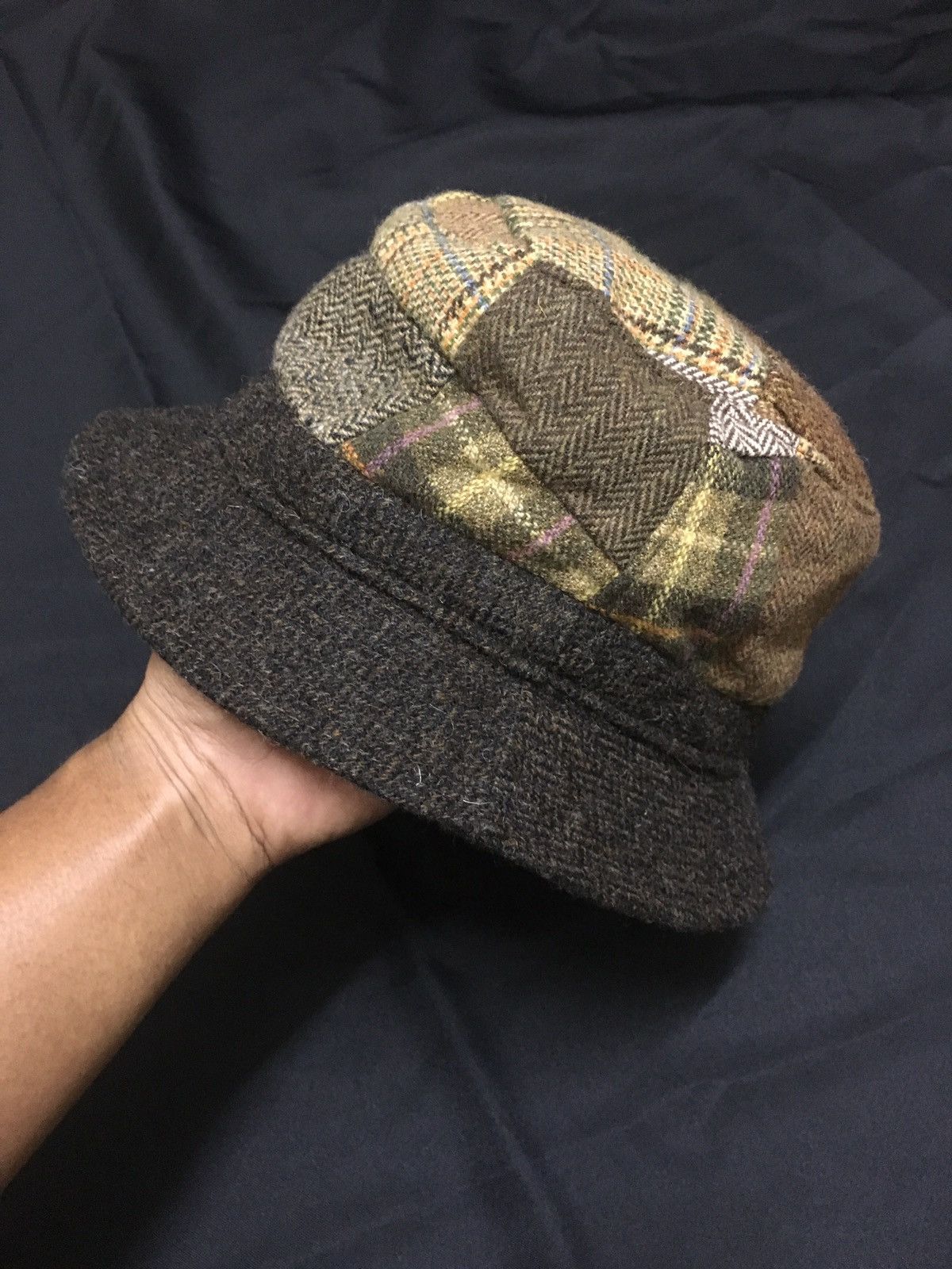 Japanese Brand Mizen wool hat inspired kapital patchwork Size ONE SIZE - 6 Thumbnail