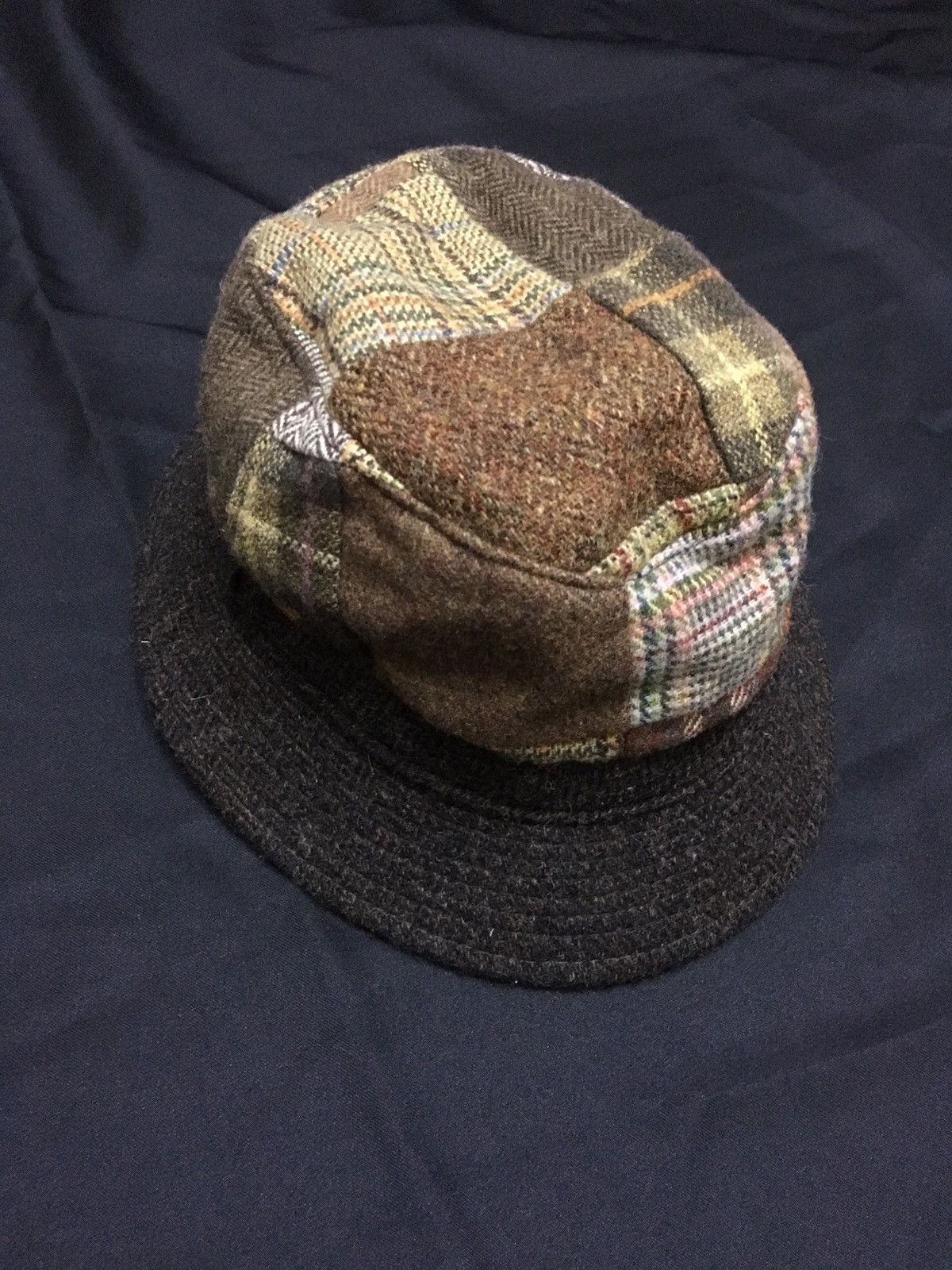 Japanese Brand Mizen wool hat inspired kapital patchwork Size ONE SIZE - 2 Thumbnail