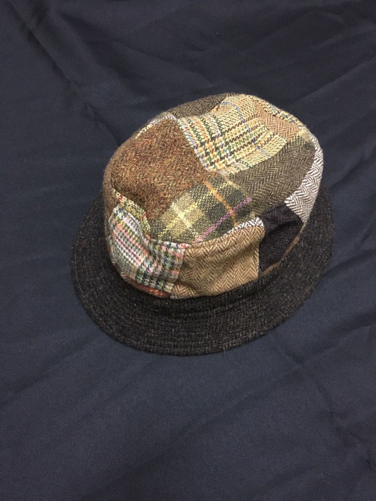 Japanese Brand Mizen wool hat inspired kapital patchwork Size ONE SIZE - 1 Thumbnail