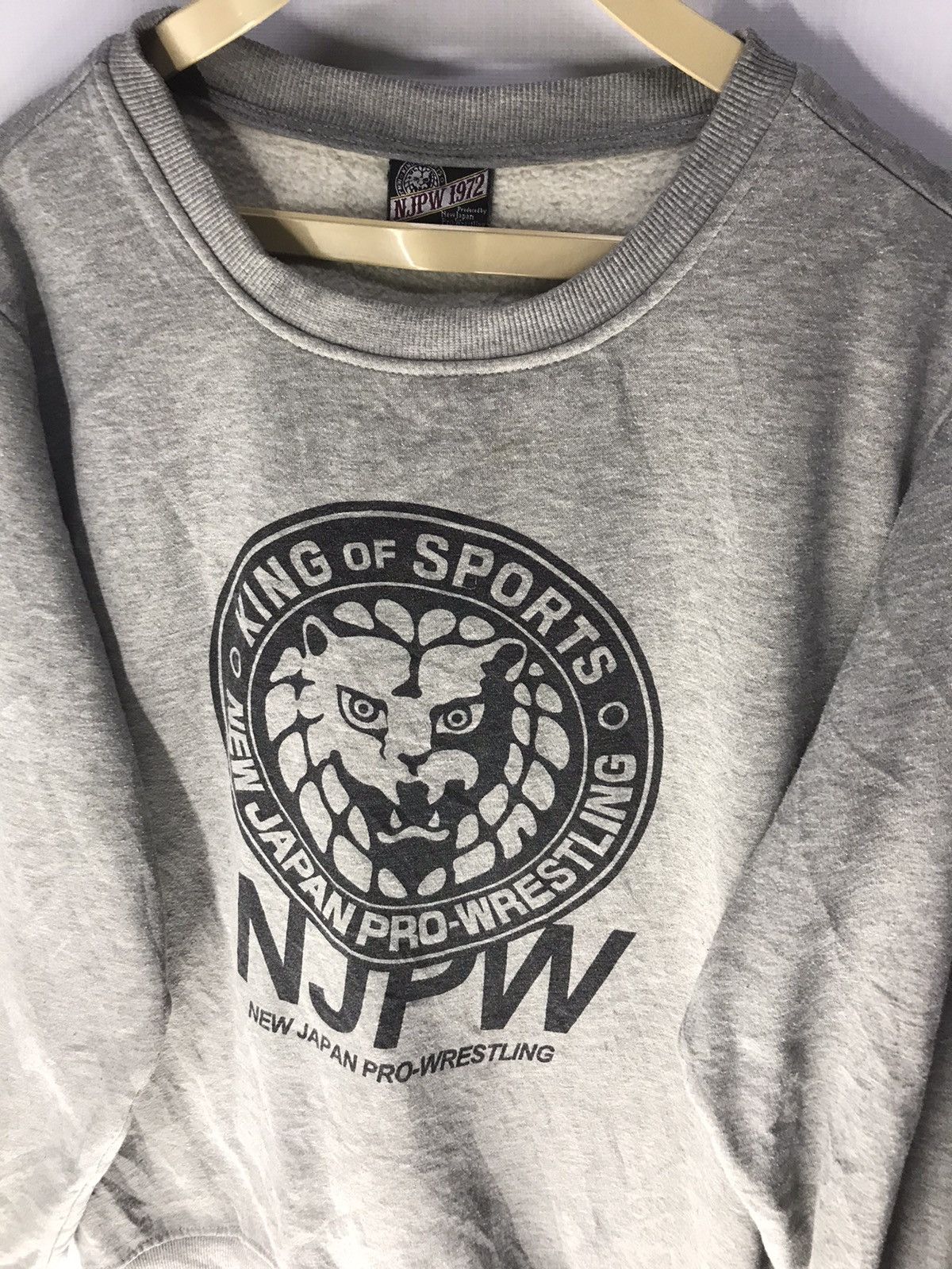 Japanese Brand NPJW big logo sweatshirt Size US L / EU 52-54 / 3 - 7 Thumbnail