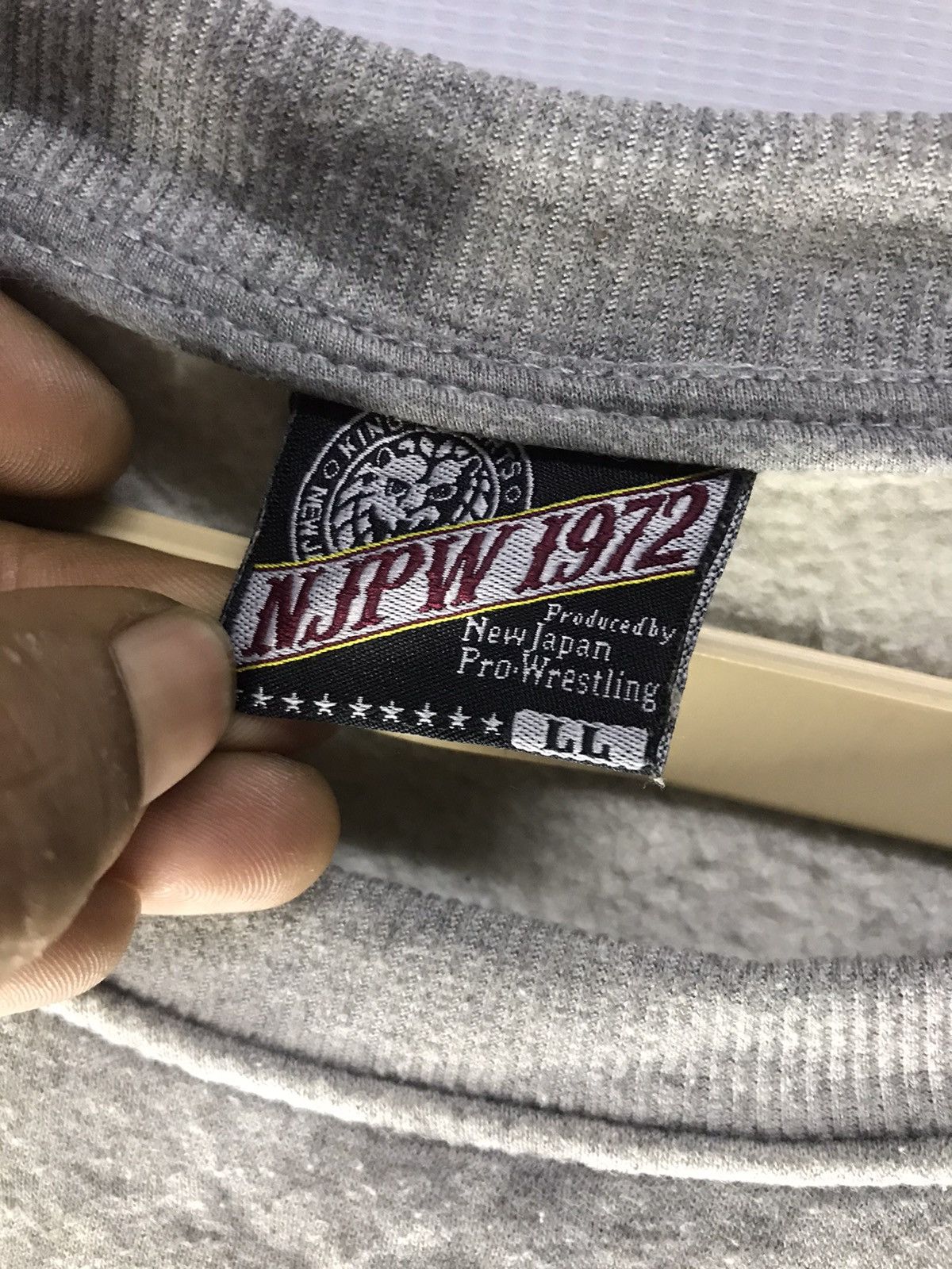 Japanese Brand NPJW big logo sweatshirt Size US L / EU 52-54 / 3 - 3 Thumbnail