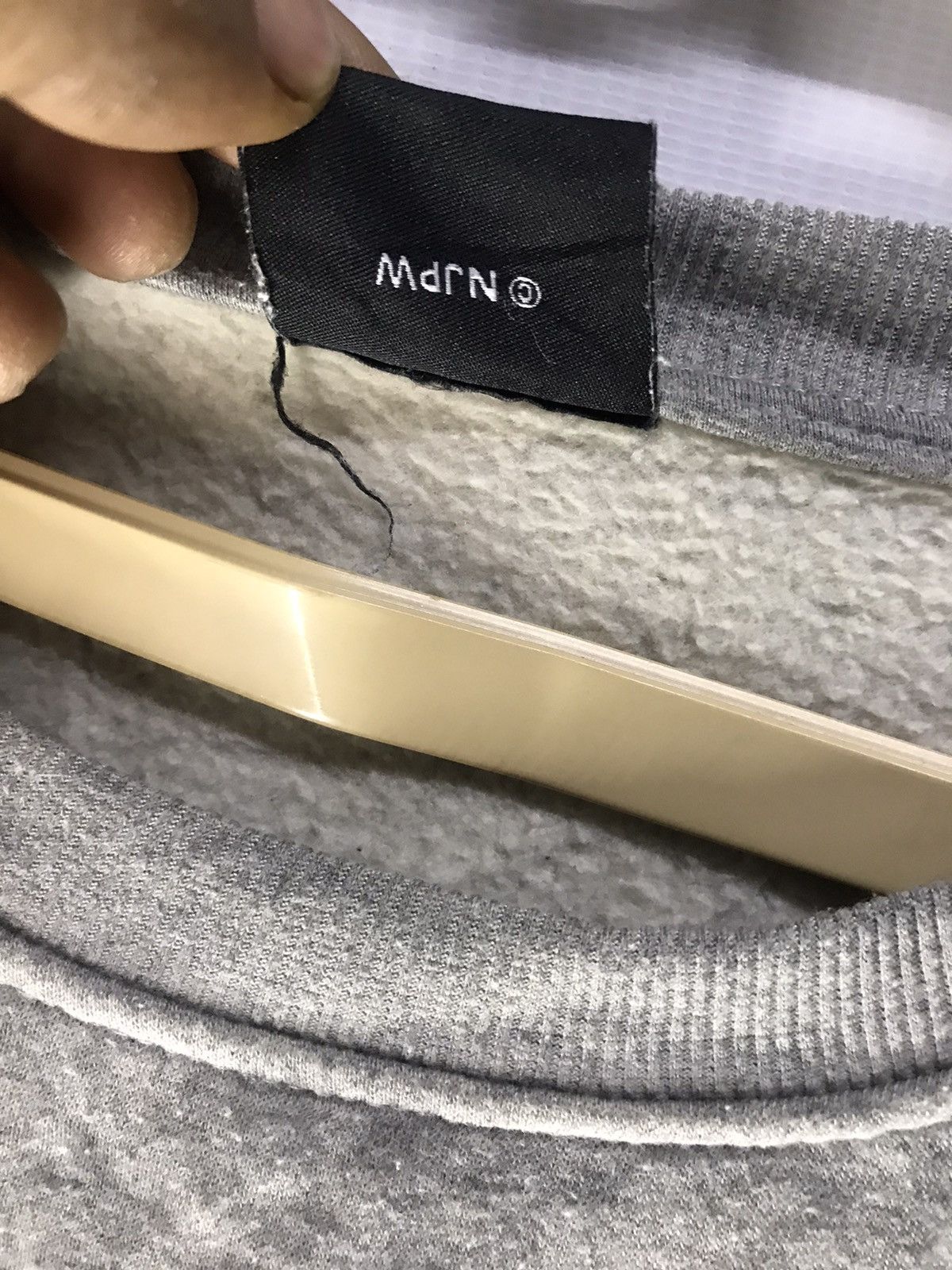 Japanese Brand NPJW big logo sweatshirt Size US L / EU 52-54 / 3 - 4 Thumbnail