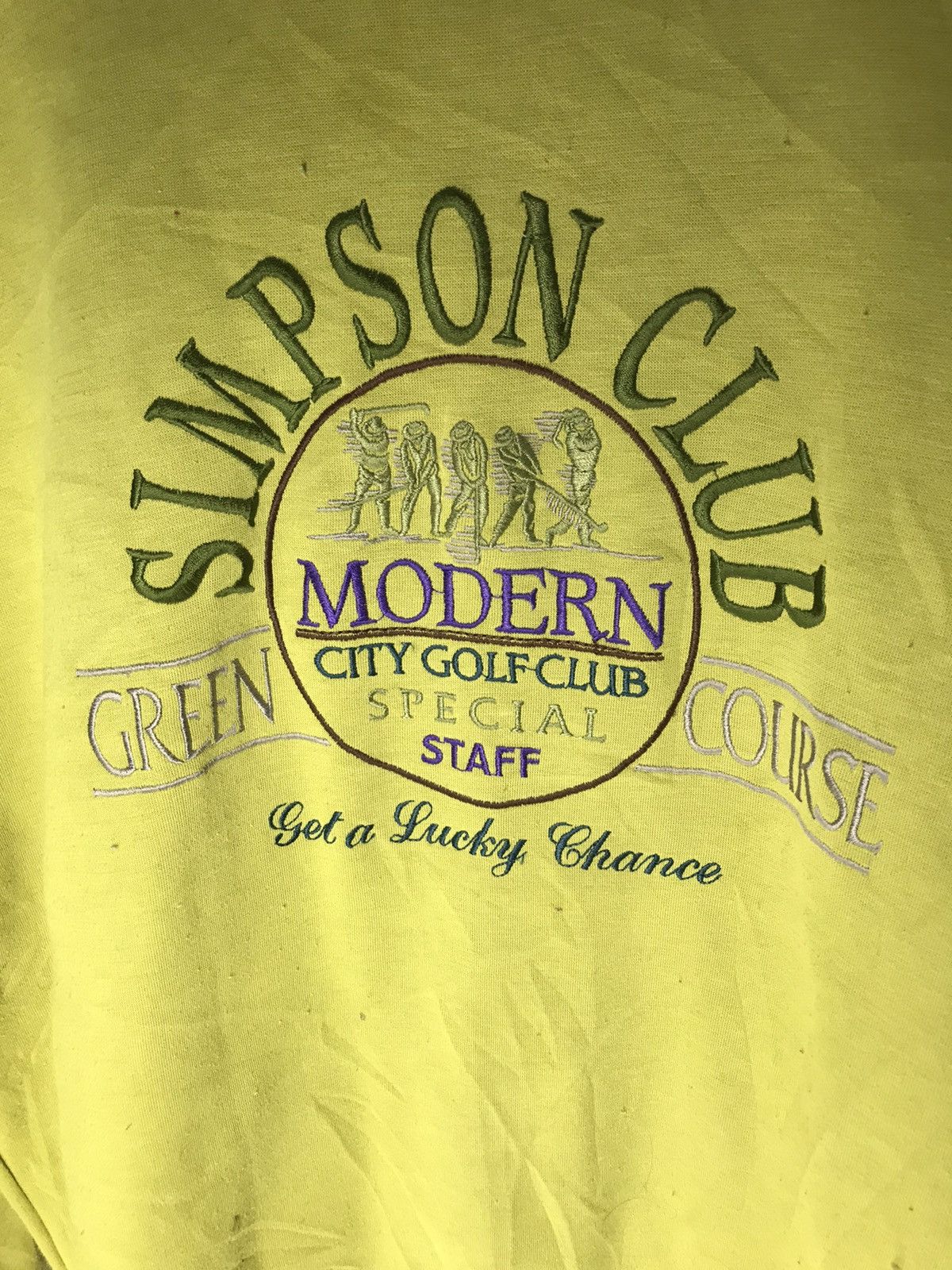 Japanese Brand Simpson sport casual spellout crewneck sweatshirt Size US M / EU 48-50 / 2 - 3 Thumbnail