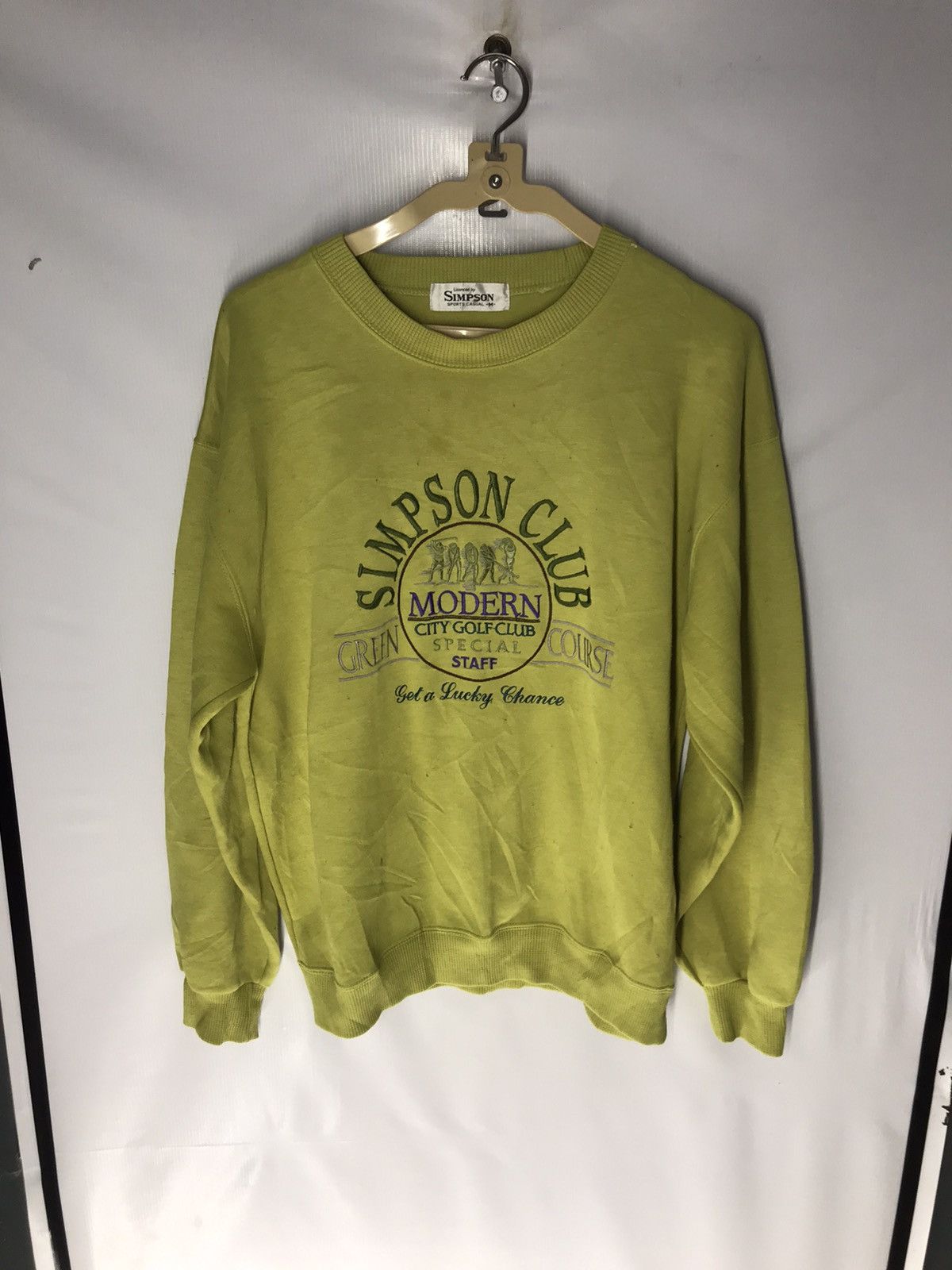Japanese Brand Simpson sport casual spellout crewneck sweatshirt Size US M / EU 48-50 / 2 - 6 Thumbnail