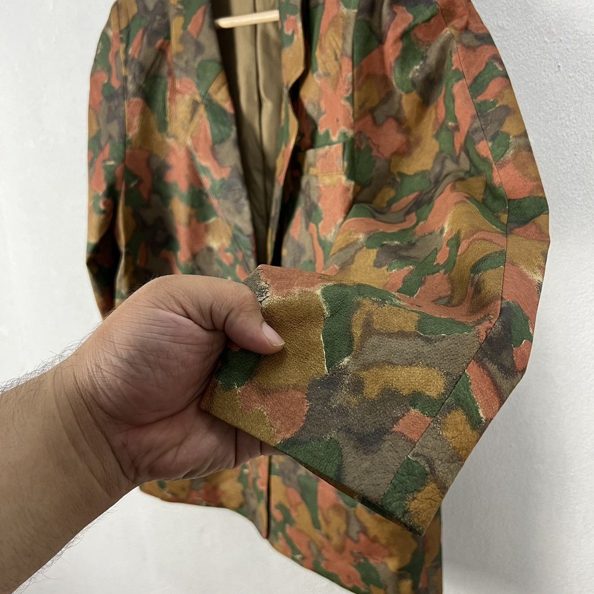 Japanese Brand RARE FULL PRINT FLORAL FLOWER SOFT LEATHER JACKET Size US M / EU 48-50 / 2 - 6 Thumbnail
