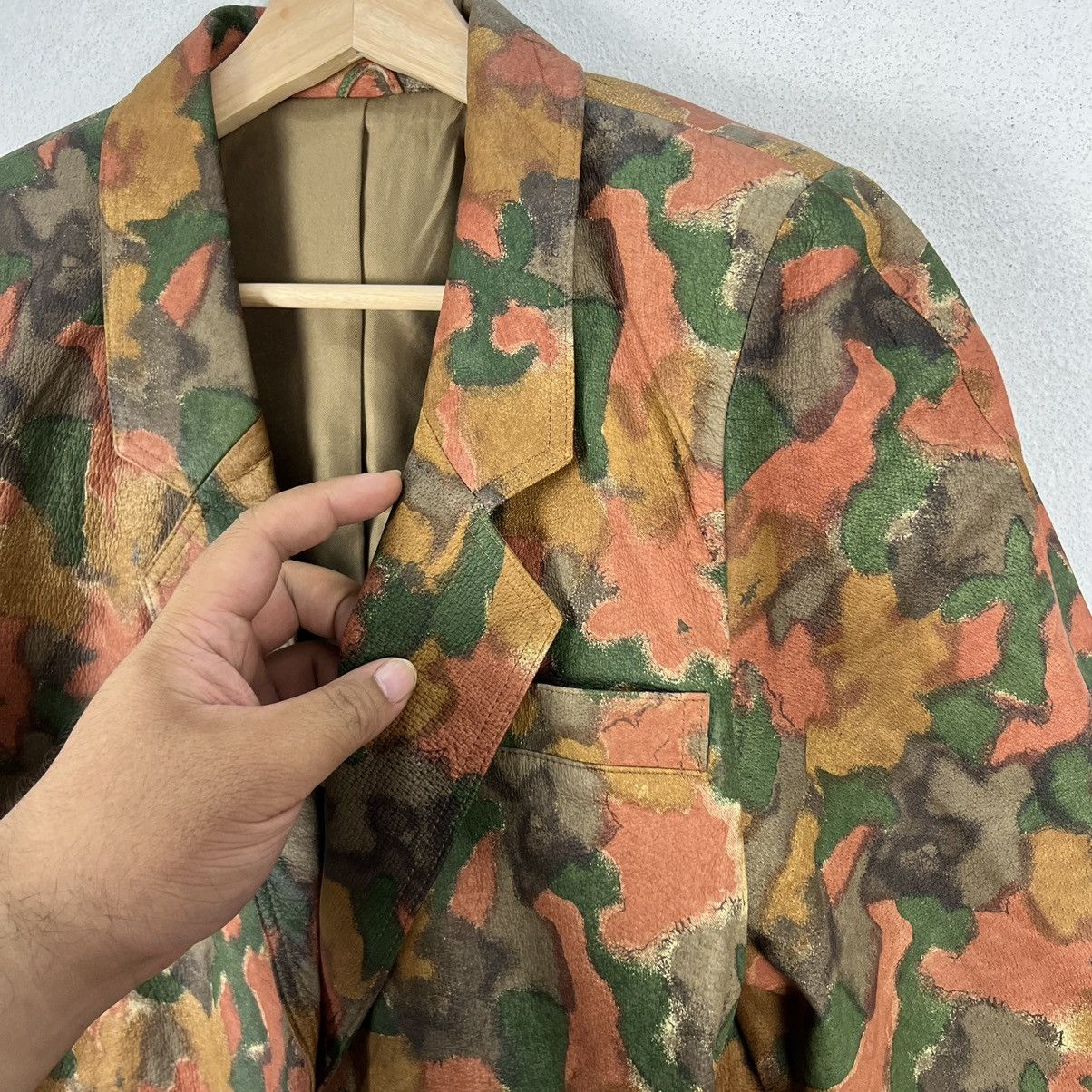 Japanese Brand RARE FULL PRINT FLORAL FLOWER SOFT LEATHER JACKET Size US M / EU 48-50 / 2 - 7 Thumbnail