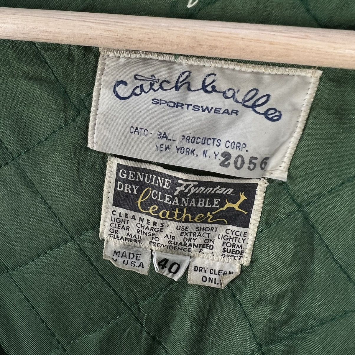 Vintage VINTAGE CATCHBALL SPORTSWEAR VARSITY JACKET BIG LOGO Size US M / EU 48-50 / 2 - 14 Thumbnail