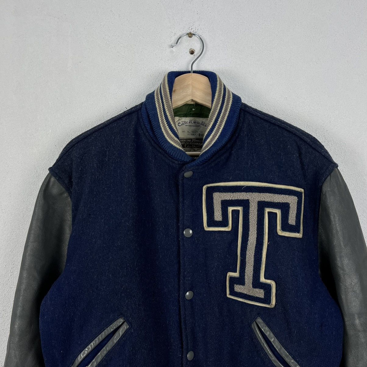 Vintage VINTAGE CATCHBALL SPORTSWEAR VARSITY JACKET BIG LOGO Size US M / EU 48-50 / 2 - 2 Thumbnail