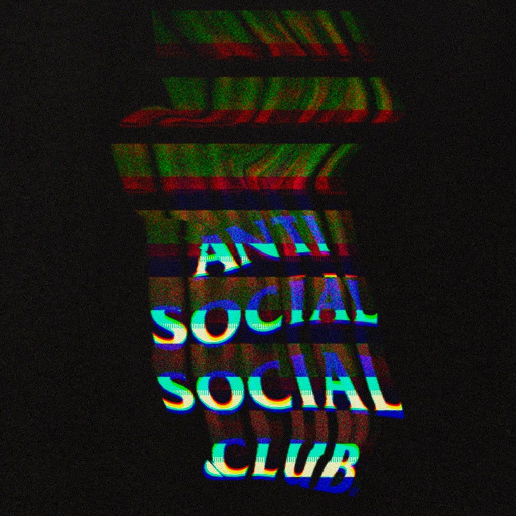 Anti Social Social Club DS ASSC Channel 747 Black Tee FTP FOG CDG BAPE KITH KAWS Size US M / EU 48-50 / 2 - 3 Thumbnail