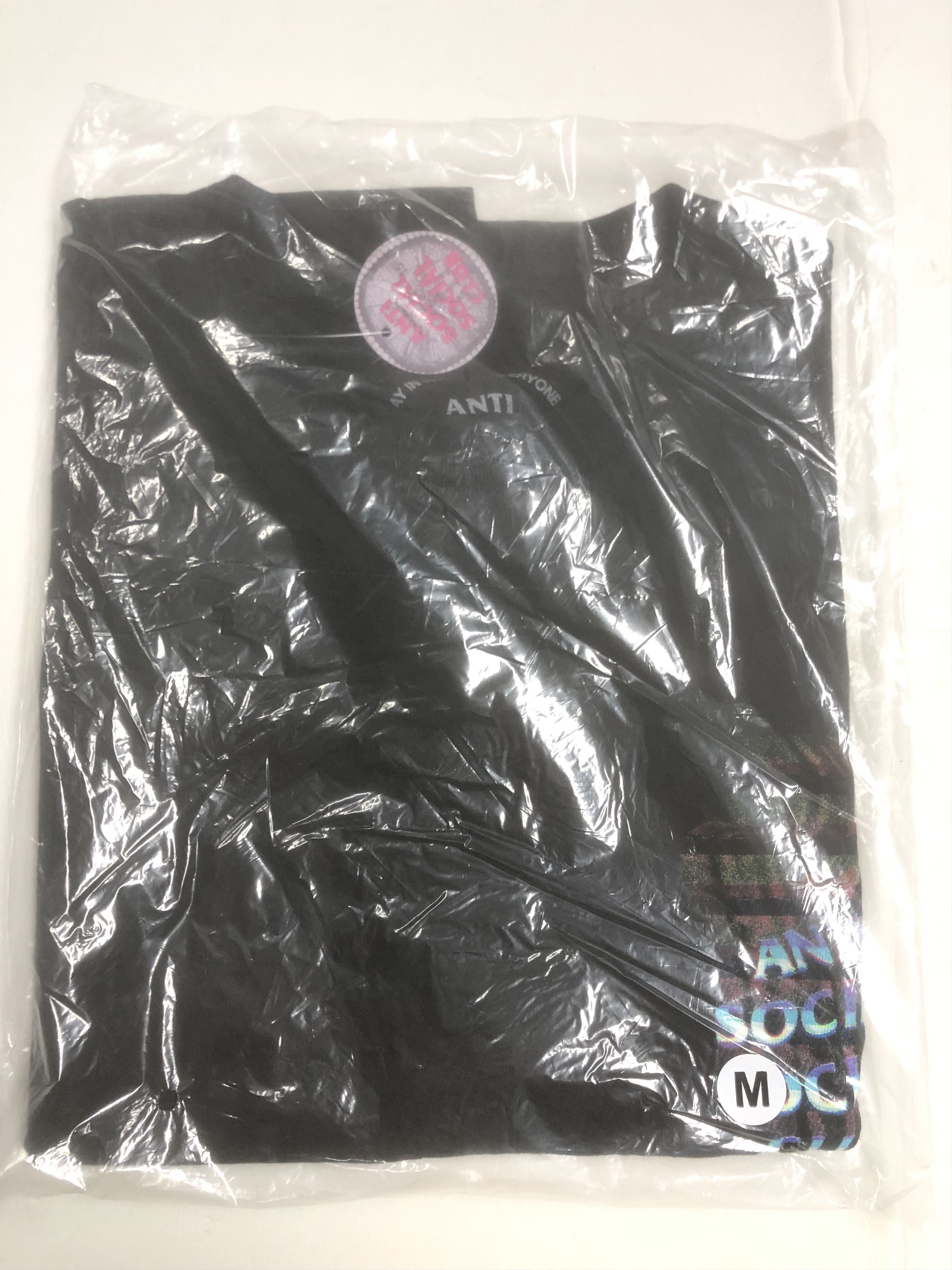 Anti Social Social Club DS ASSC Channel 747 Black Tee FTP FOG CDG BAPE KITH KAWS Size US M / EU 48-50 / 2 - 2 Thumbnail