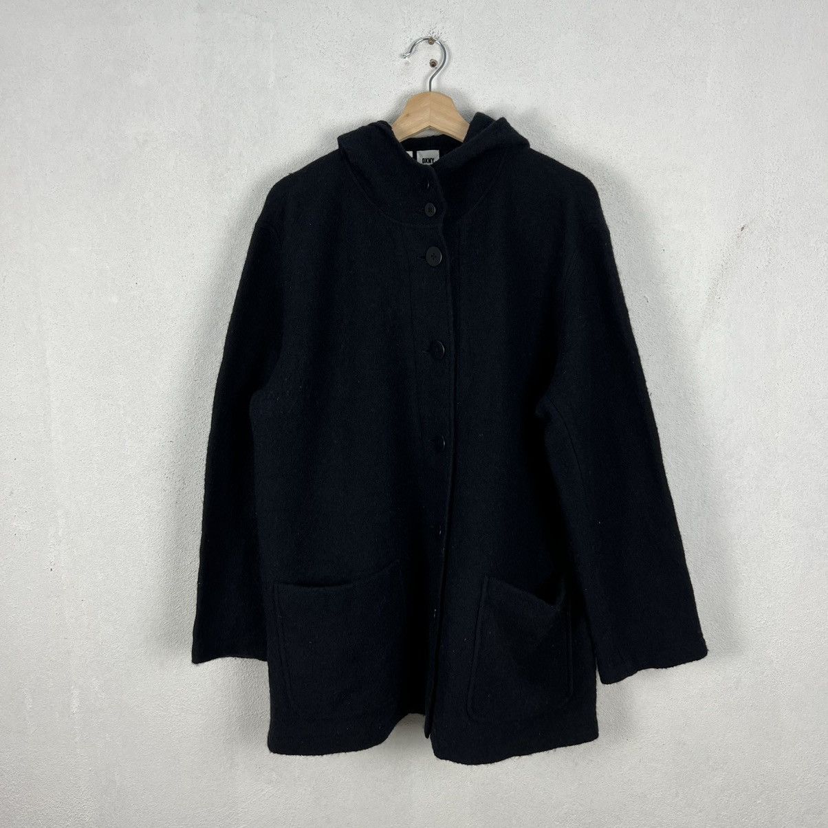DKNY ULTIMATE BLACK OVERSIZE HOODIE JACKET DKNY Size US S / EU 44-46 / 1 - 8 Thumbnail