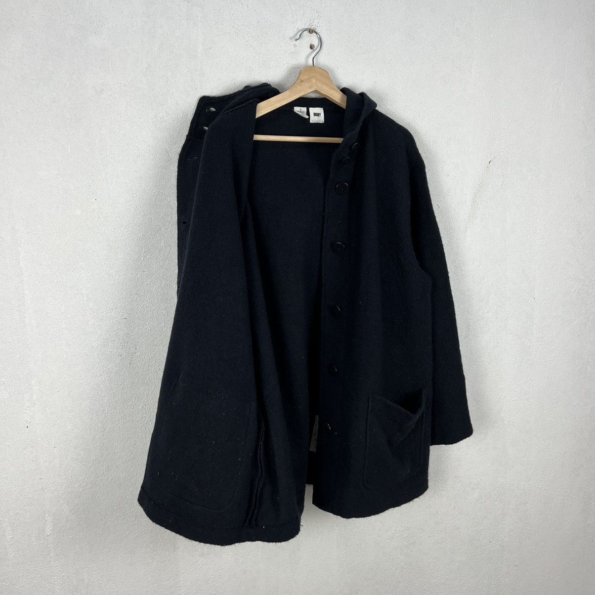 DKNY ULTIMATE BLACK OVERSIZE HOODIE JACKET DKNY Size US S / EU 44-46 / 1 - 11 Thumbnail