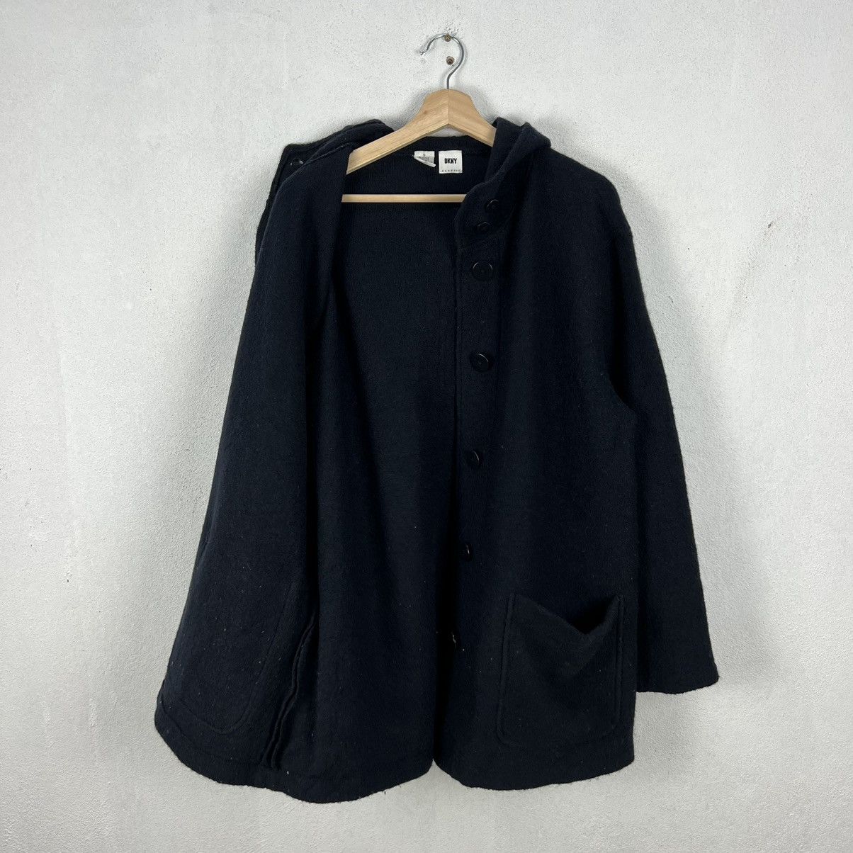 DKNY ULTIMATE BLACK OVERSIZE HOODIE JACKET DKNY Size US S / EU 44-46 / 1 - 10 Thumbnail