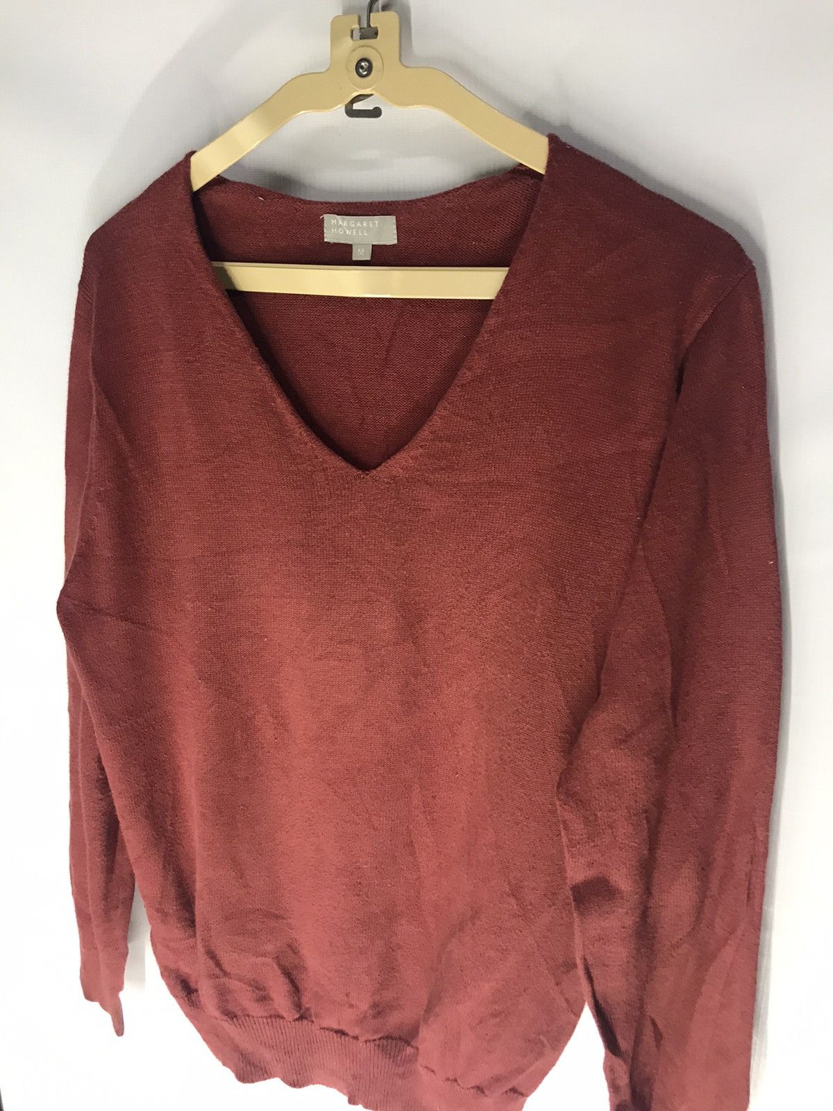 Designer × Margaret Howell Margaret Howell knit sweatshirt vneck Size US M / EU 48-50 / 2 - 6 Thumbnail
