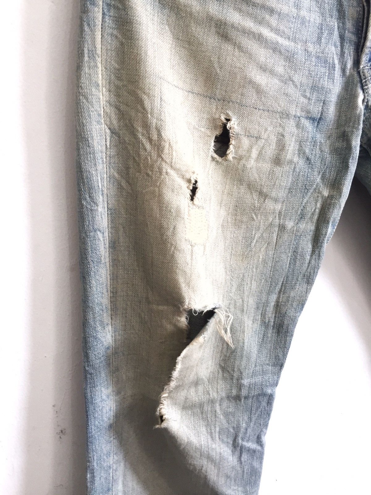 Boycott Boycott 🇯🇵 Beauty Faded Ripped Distressed Denim Size US 34 / EU 50 - 5 Thumbnail