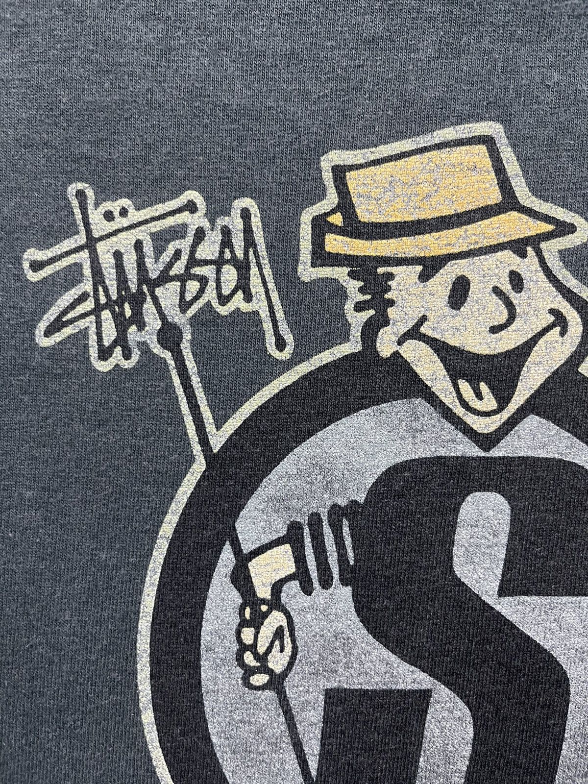Stussy × Vintage Vintage 80s Stussy Peace Single stitch Shirt Size US S / EU 44-46 / 1 - 3 Thumbnail