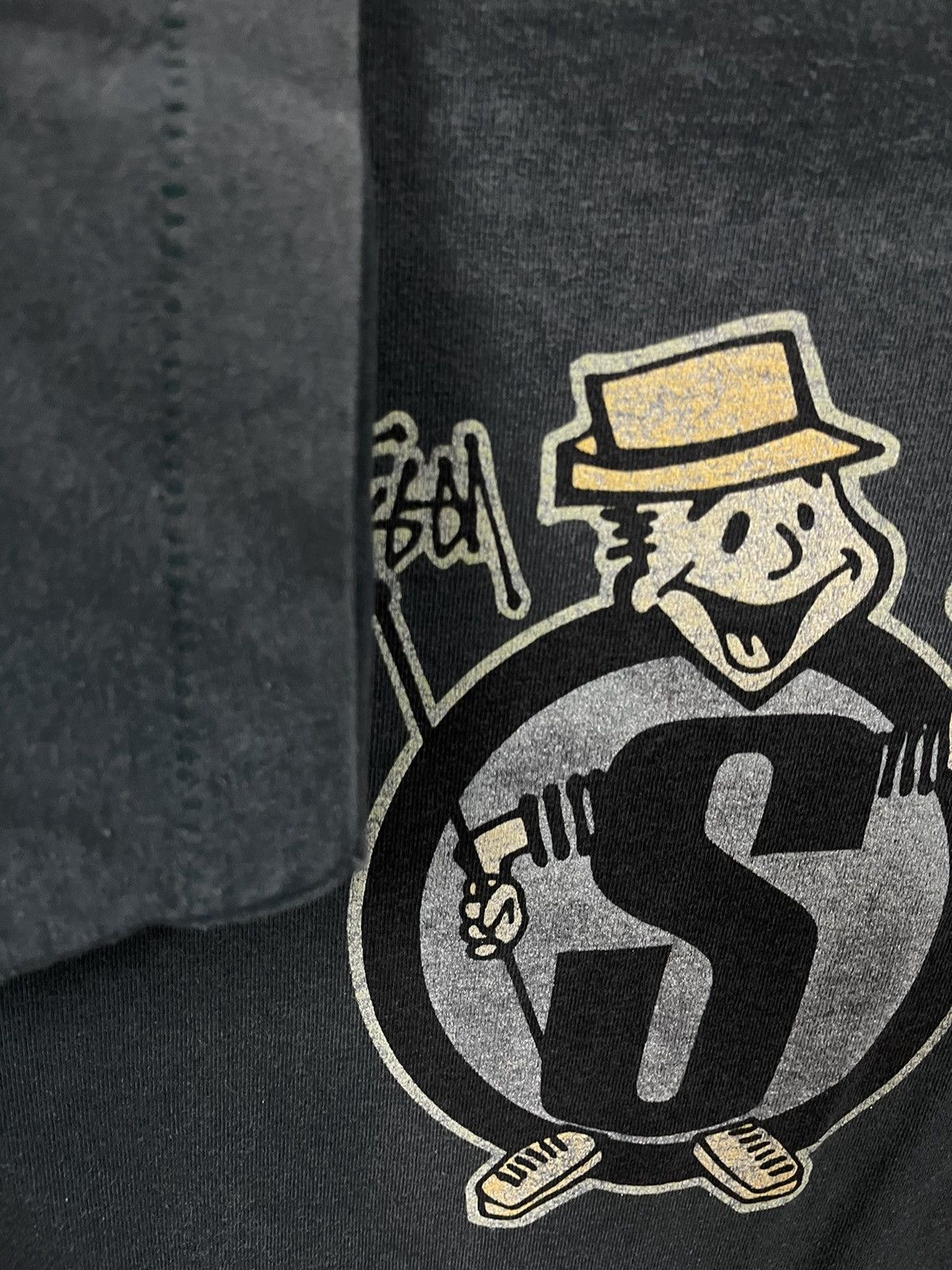 Stussy × Vintage Vintage 80s Stussy Peace Single stitch Shirt Size US S / EU 44-46 / 1 - 6 Thumbnail