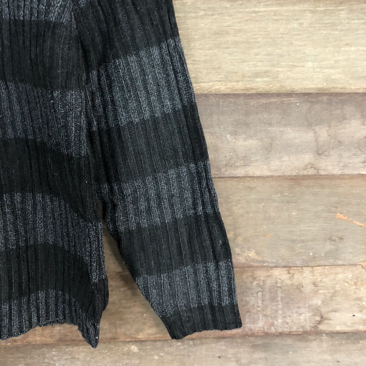 Vintage Foravi Stripe black Knitwear sweatshirt #5517 Size US L / EU 52-54 / 3 - 4 Thumbnail