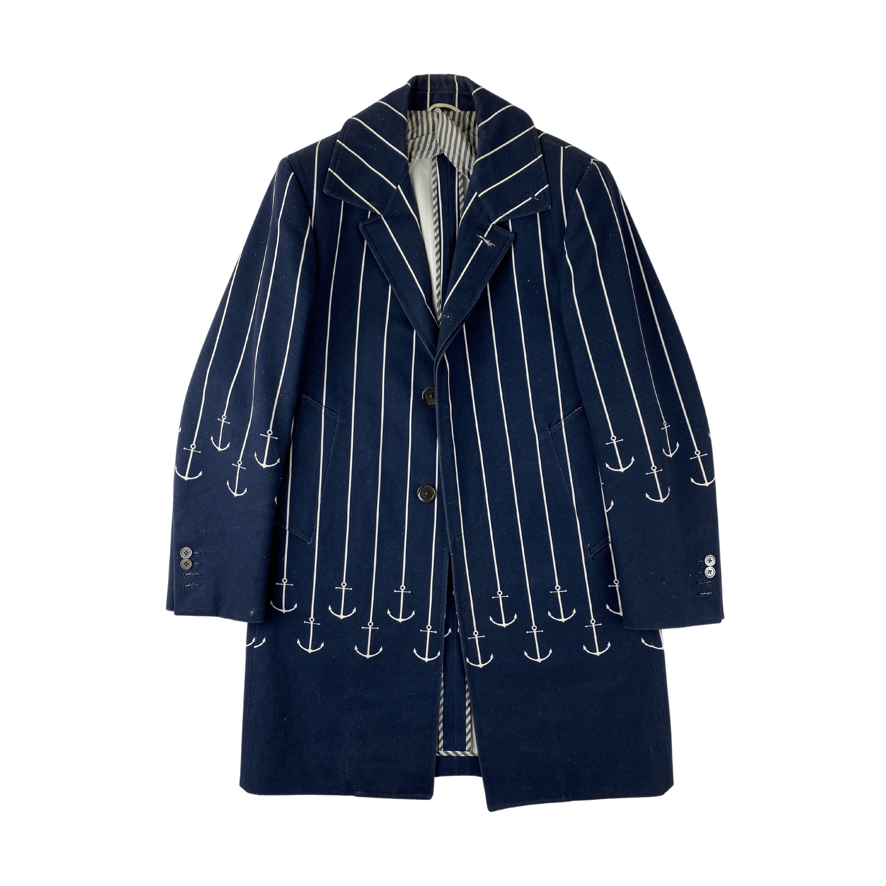 Thom Browne Thom Browne Anchor Sample Coat Size US M / EU 48-50 / 2 - 2 Thumbnail