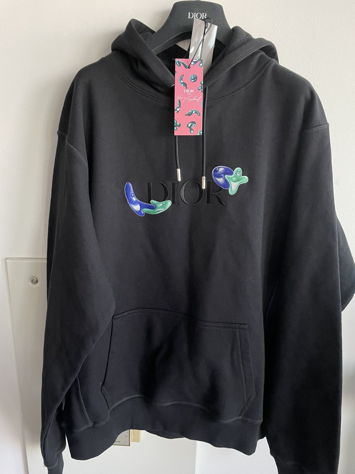 Dior $2,500 Sold Out Dior x Kenny Scharf Super Runway Logo Hoodie Size US L / EU 52-54 / 3 - 4 Thumbnail
