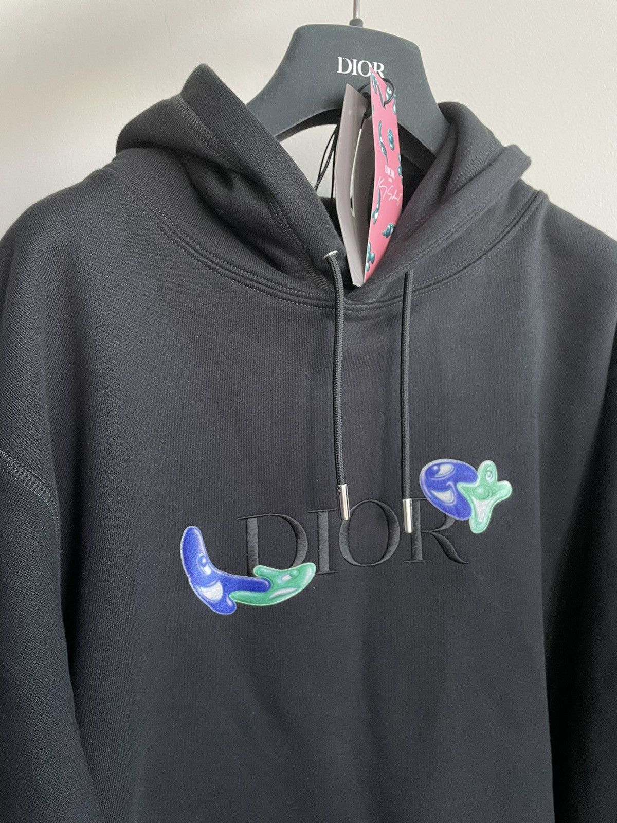 Dior $2,500 Sold Out Dior x Kenny Scharf Super Runway Logo Hoodie Size US L / EU 52-54 / 3 - 18 Thumbnail