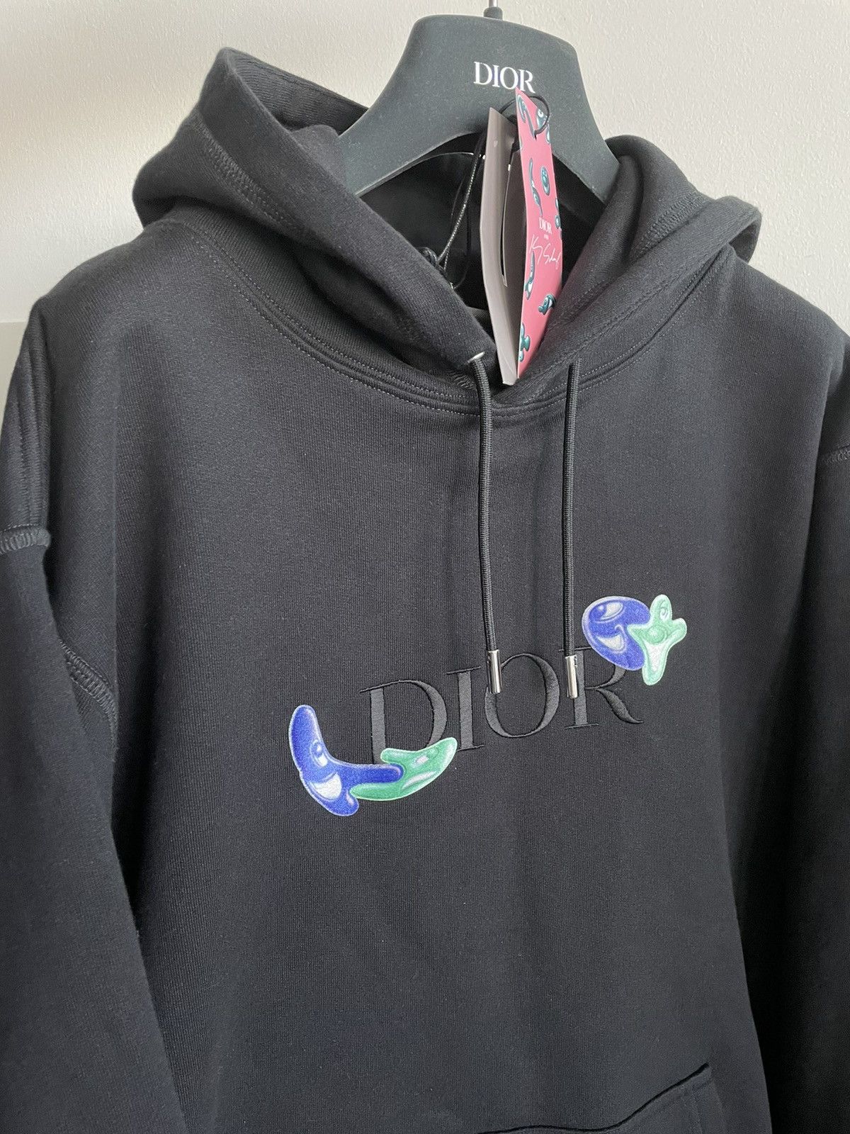Dior $2,500 Sold Out Dior x Kenny Scharf Super Runway Logo Hoodie Size US L / EU 52-54 / 3 - 5 Thumbnail