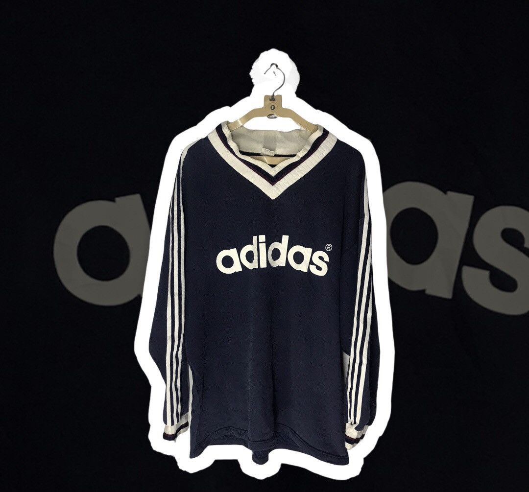 Adidas × Vintage Vintage adidas sweatshirt 90s Size US XL / EU 56 / 4 - 1 Thumbnail
