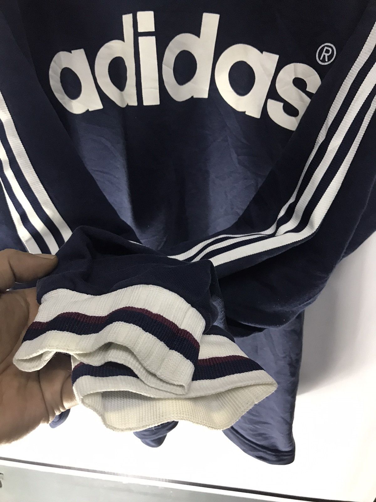 Adidas × Vintage Vintage adidas sweatshirt 90s Size US XL / EU 56 / 4 - 8 Thumbnail