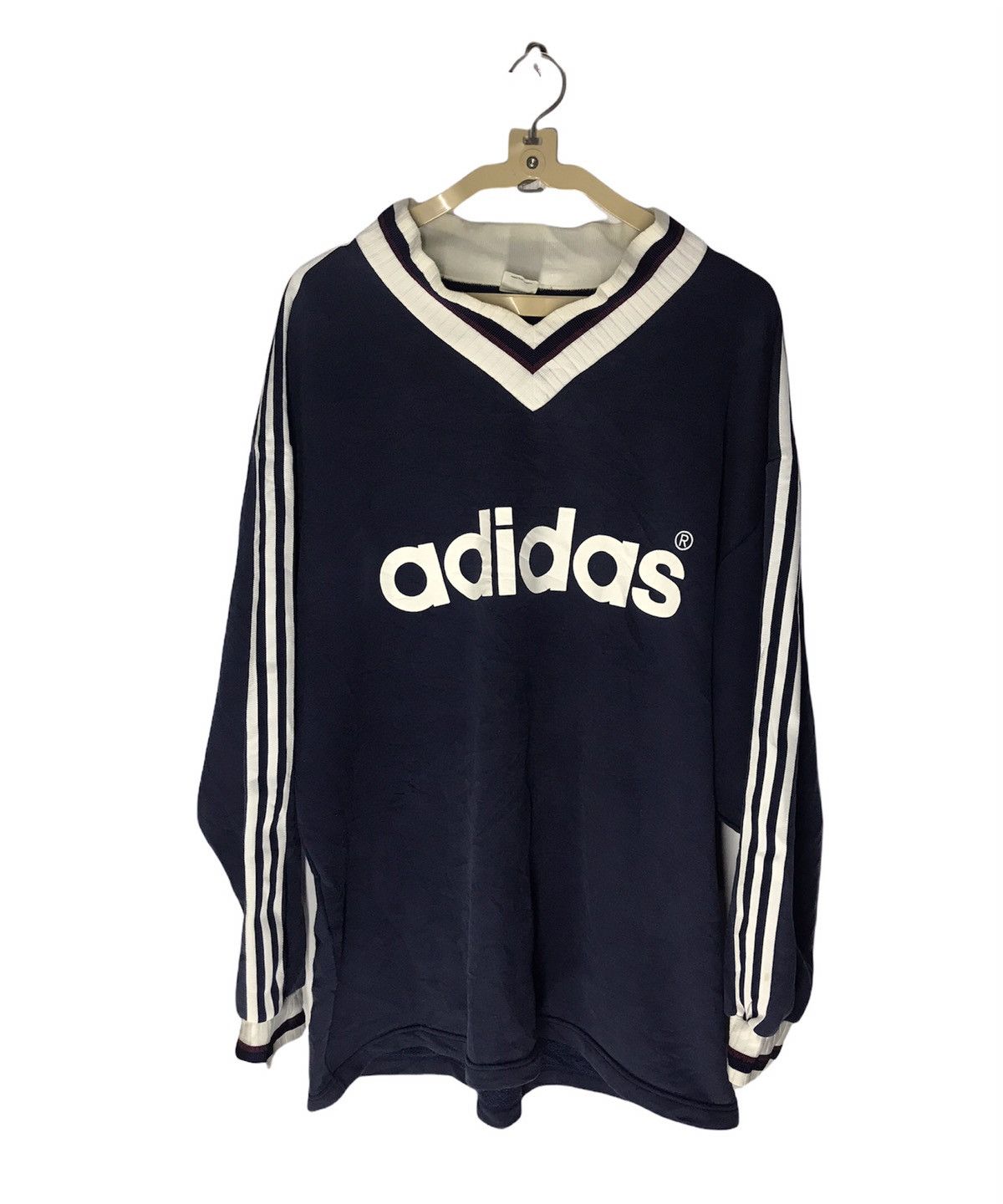 Adidas × Vintage Vintage adidas sweatshirt 90s Size US XL / EU 56 / 4 - 2 Thumbnail