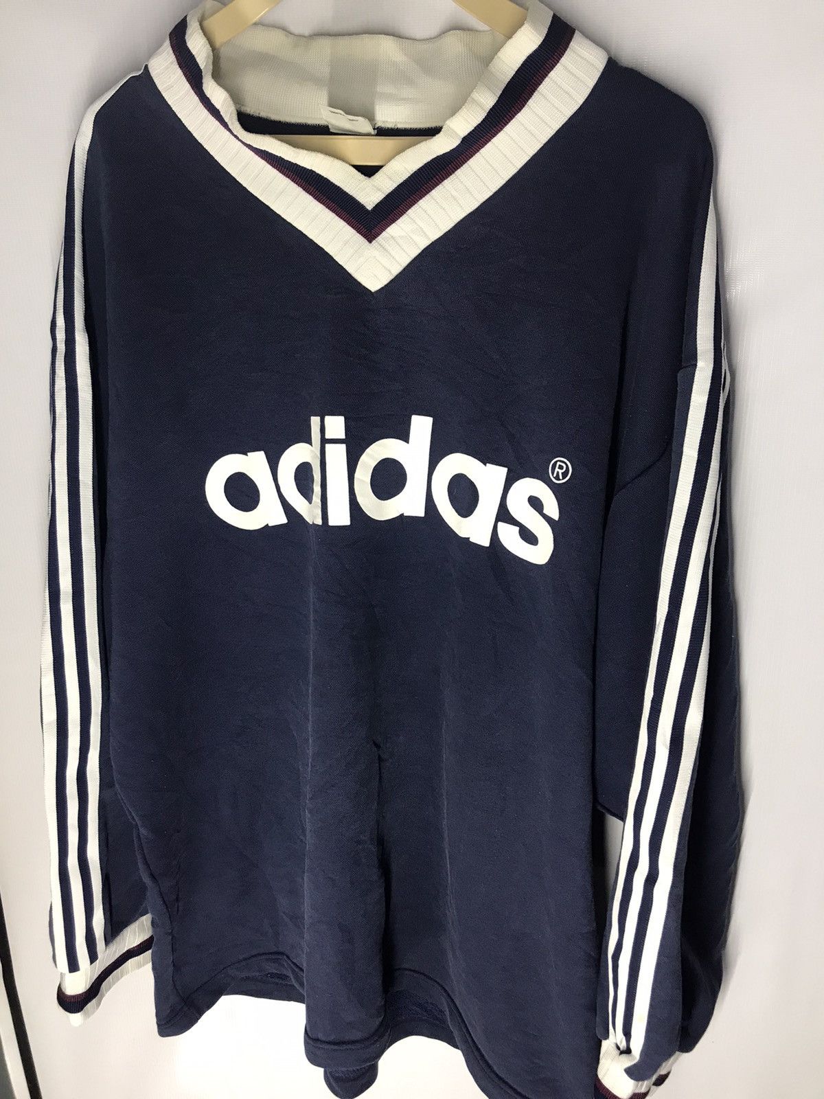 Adidas × Vintage Vintage adidas sweatshirt 90s Size US XL / EU 56 / 4 - 7 Thumbnail