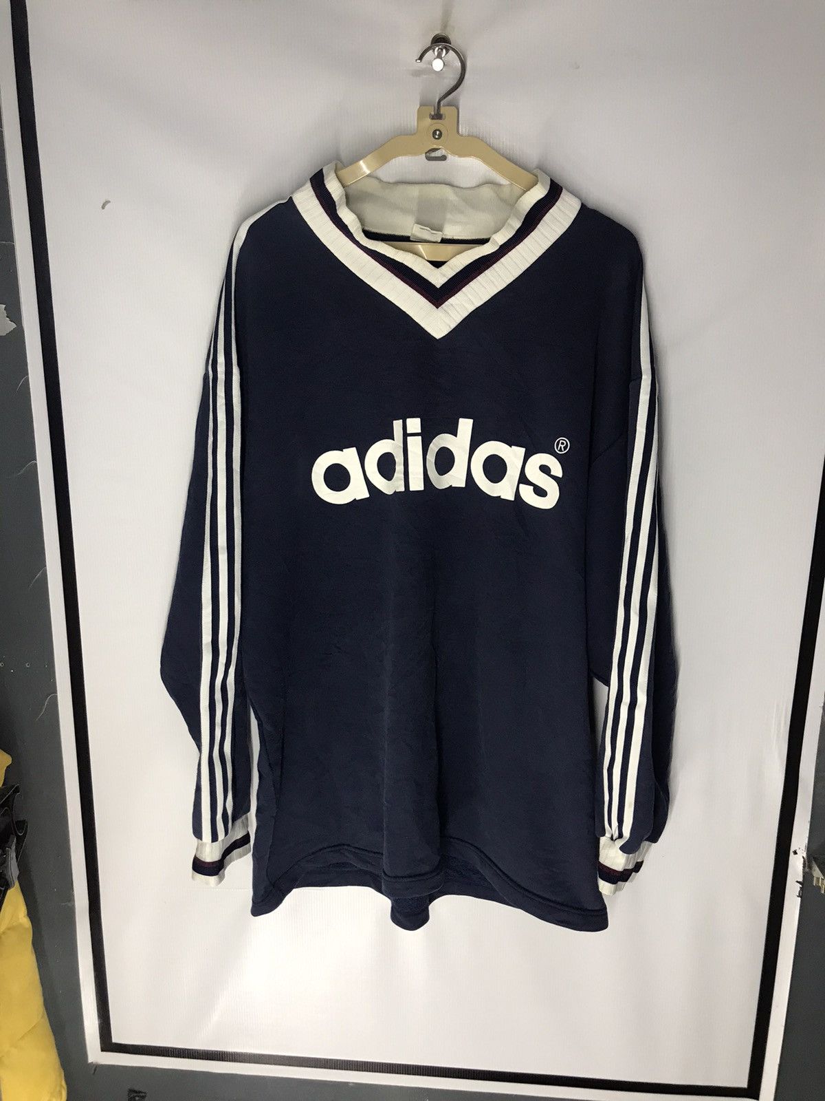 Adidas × Vintage Vintage adidas sweatshirt 90s Size US XL / EU 56 / 4 - 9 Thumbnail