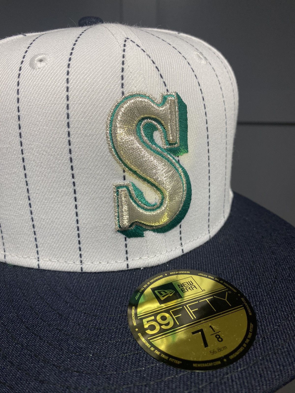MLB Sz 7 1/8 - Seattle Mariners New Era Fitted Size ONE SIZE - 7 Thumbnail