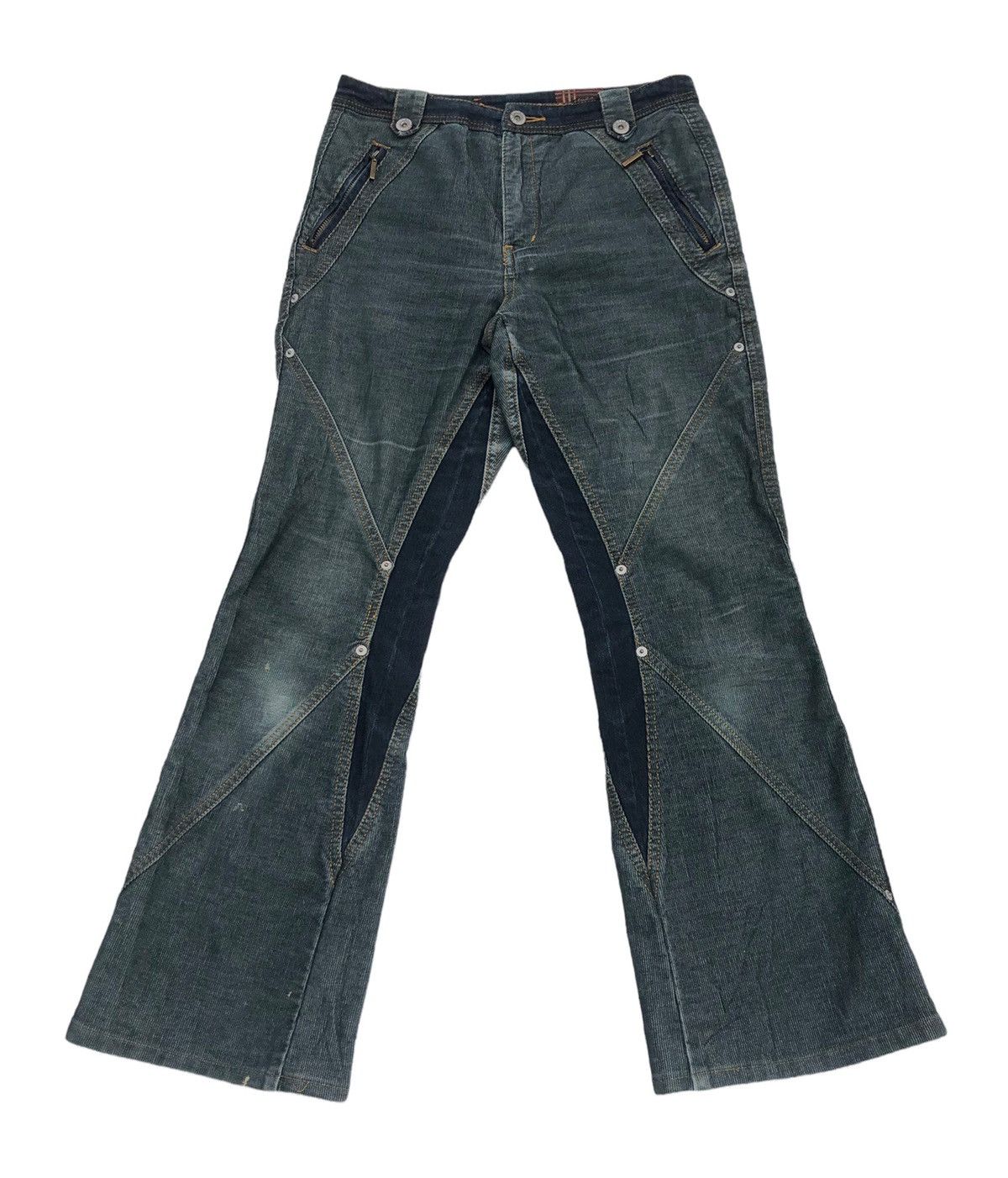 Beauty Beast 🔥Japanese CM Comme Ca Ism Corduroy Flare Pant 🔥 Size US 28 / EU 44 - 1 Thumbnail