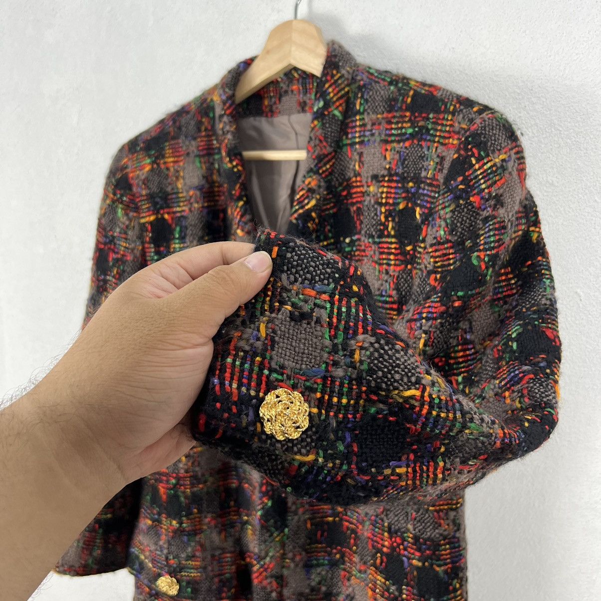 Japanese Brand RARE SOLEIL BUTTON JACKET INSPIRED BY CHANEL Size US M / EU 48-50 / 2 - 7 Thumbnail
