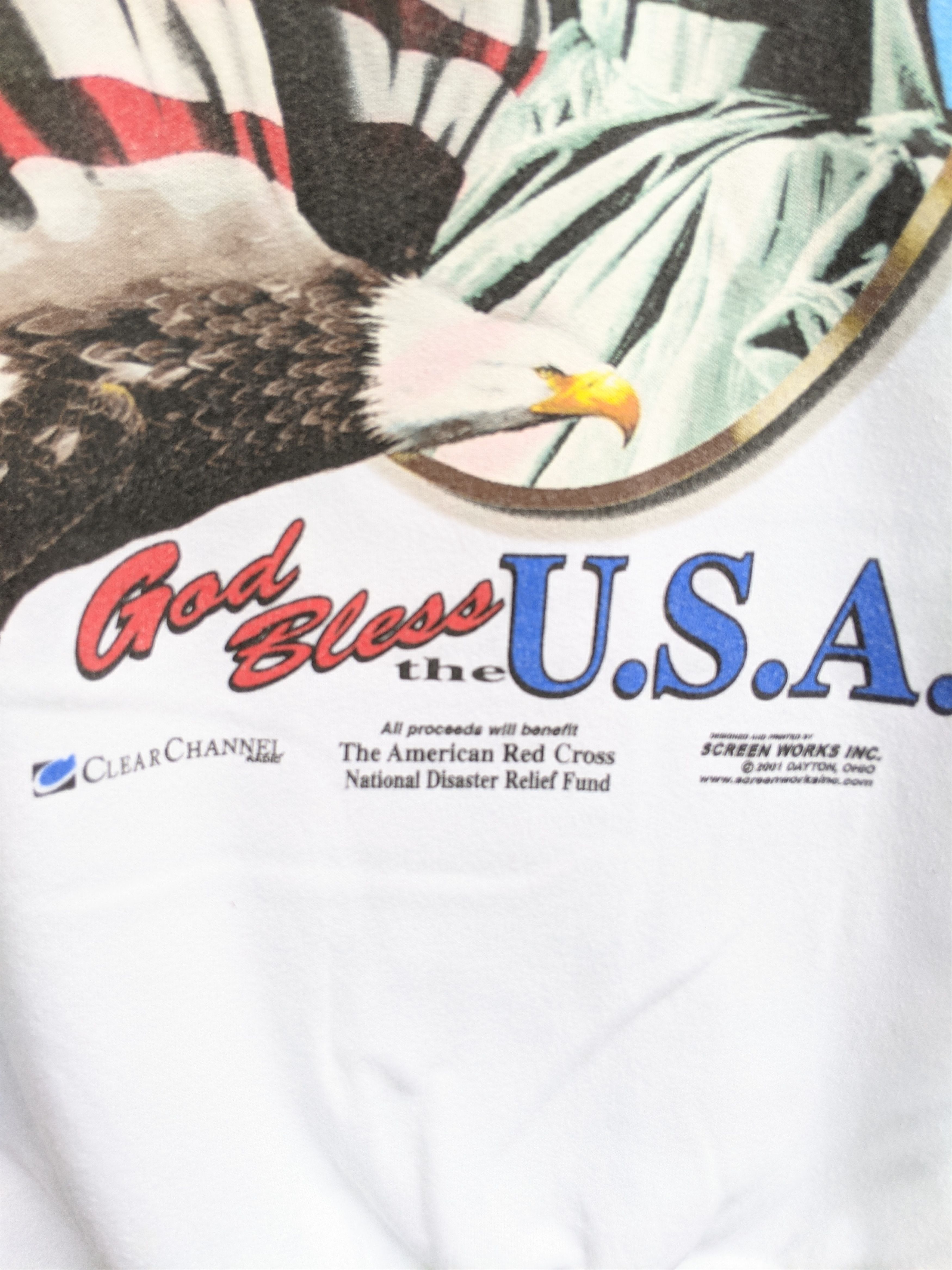 Gildan × Vintage Vintage Sept 11 2001 United We Stand Sweatshirt Size US L / EU 52-54 / 3 - 4 Thumbnail
