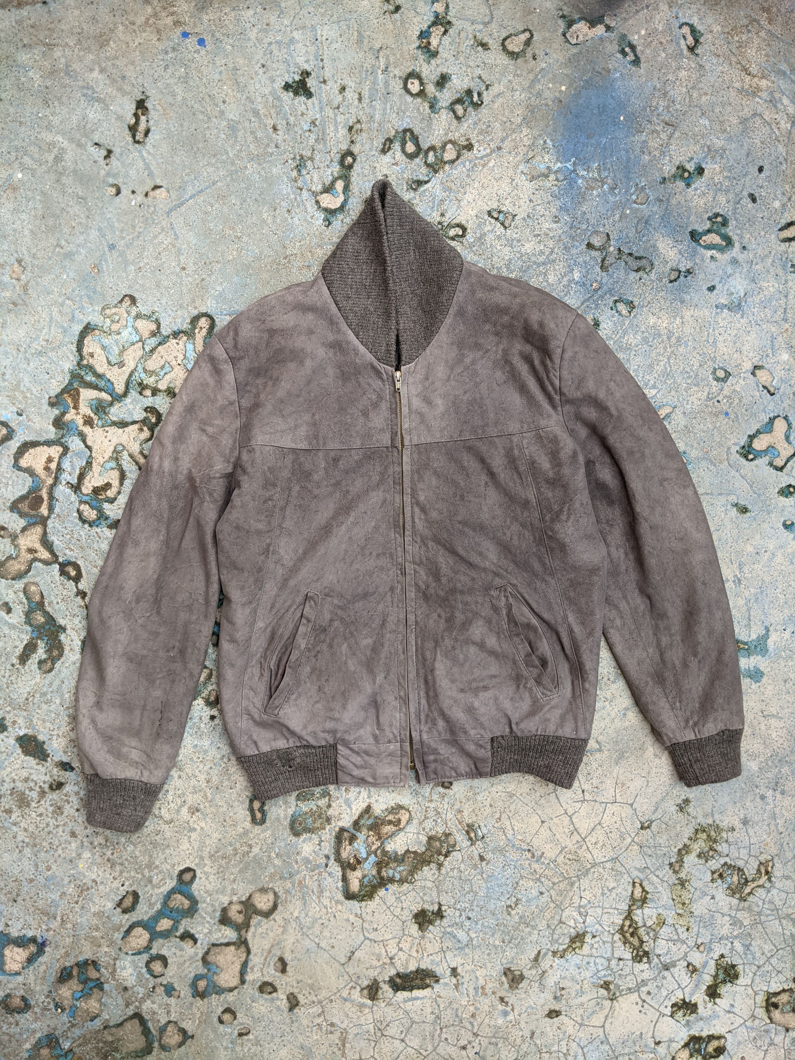 Vintage Vintage Cabra Antilopada Suede Leather Jacket Size US S / EU 44-46 / 1 - 1 Thumbnail
